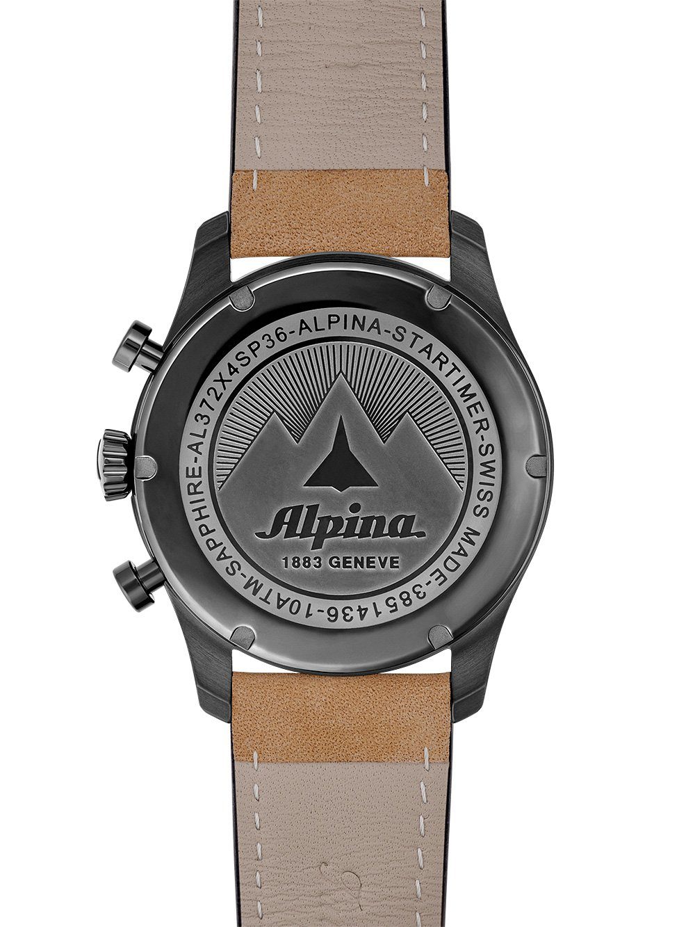 Alpina Quarzuhr Alpina AL-372GR4FBS26 Startimer Pilot Chronograph Herrenuhr 41mm 10ATM Alpina AL-372GR4FBS26 Startimer Pilot Chronograph Herrenuhr 41mm 10ATM