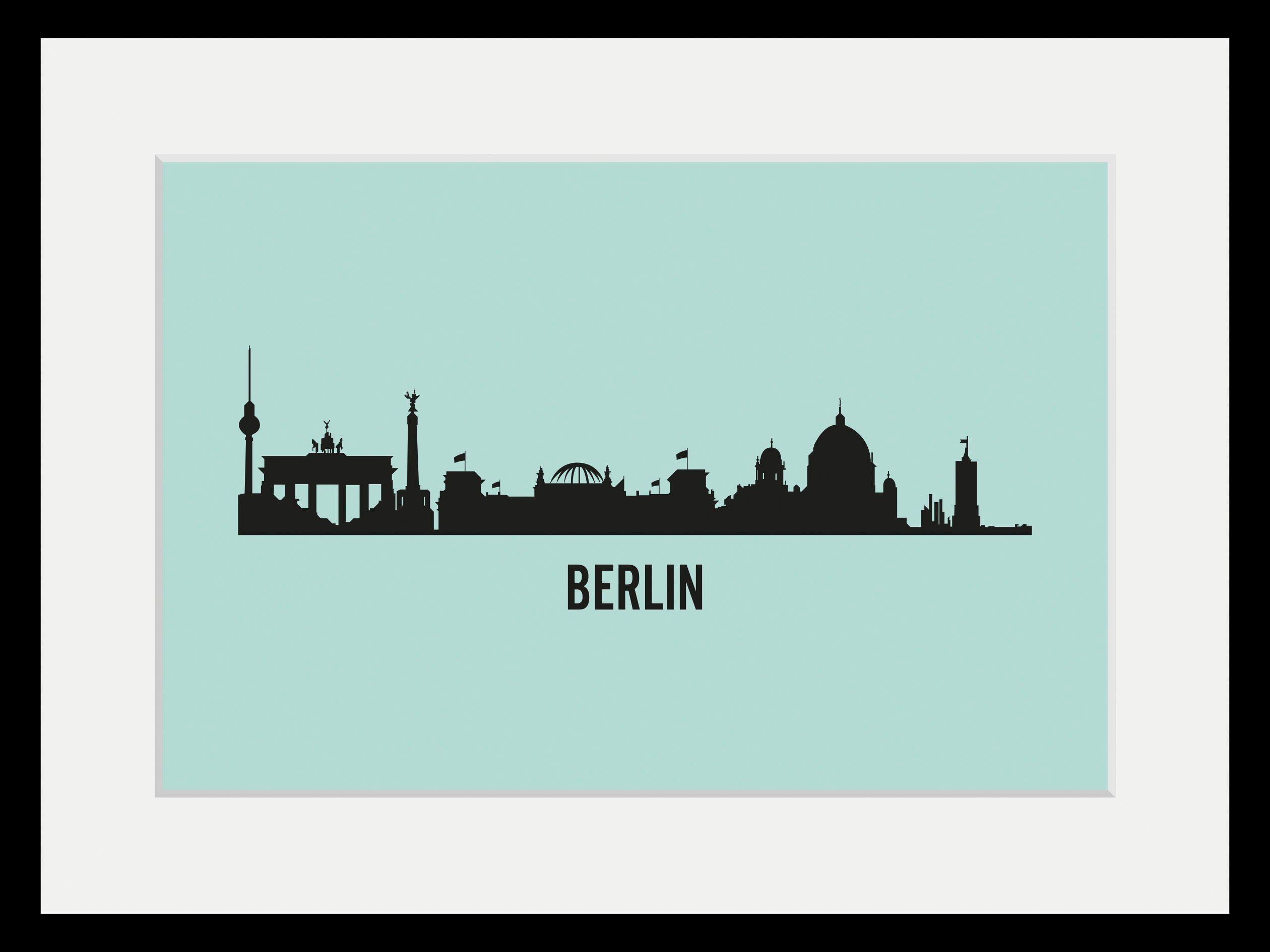 Berlin (1 St) queence Skyline, Bild Städte