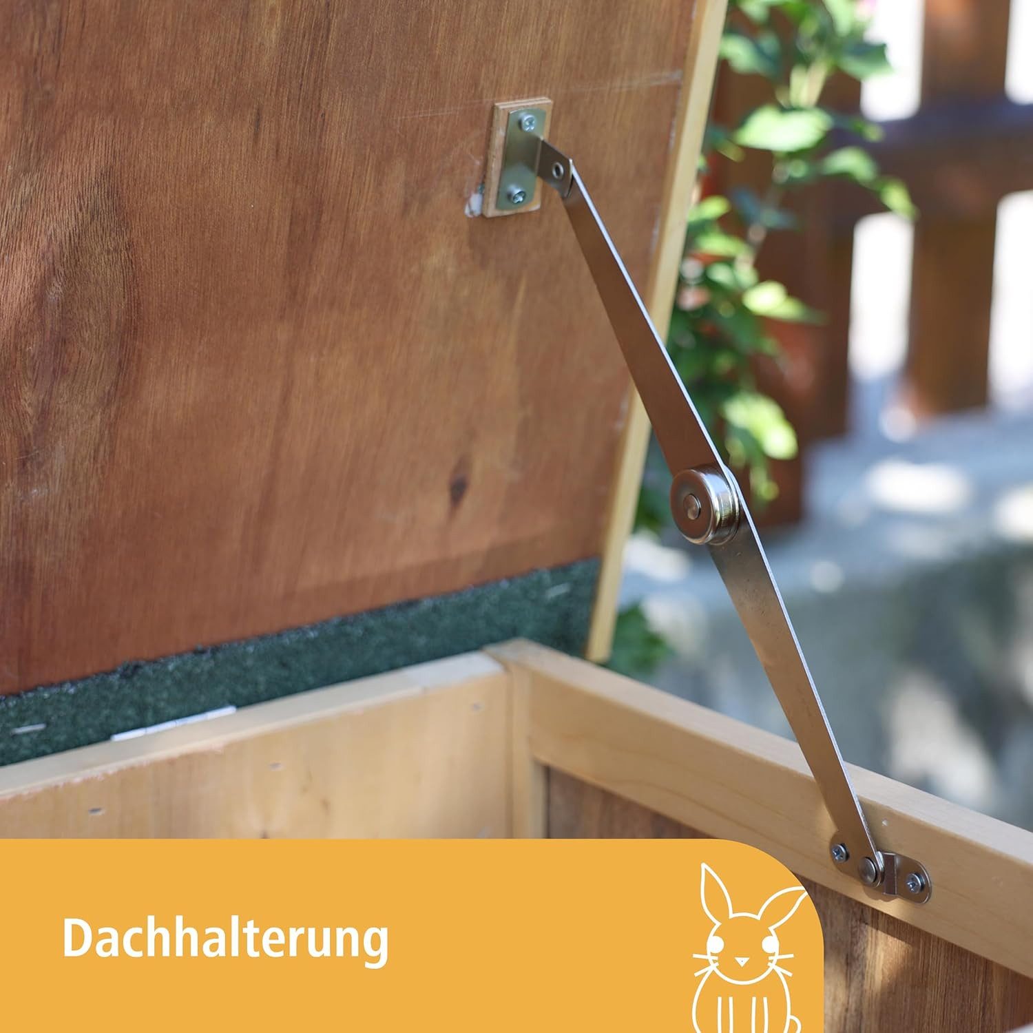 Kerbl Nagerhaus Nagerhaus Fred (Stall für Hasen/Kanninchen, Innenhöhe 40 cm)