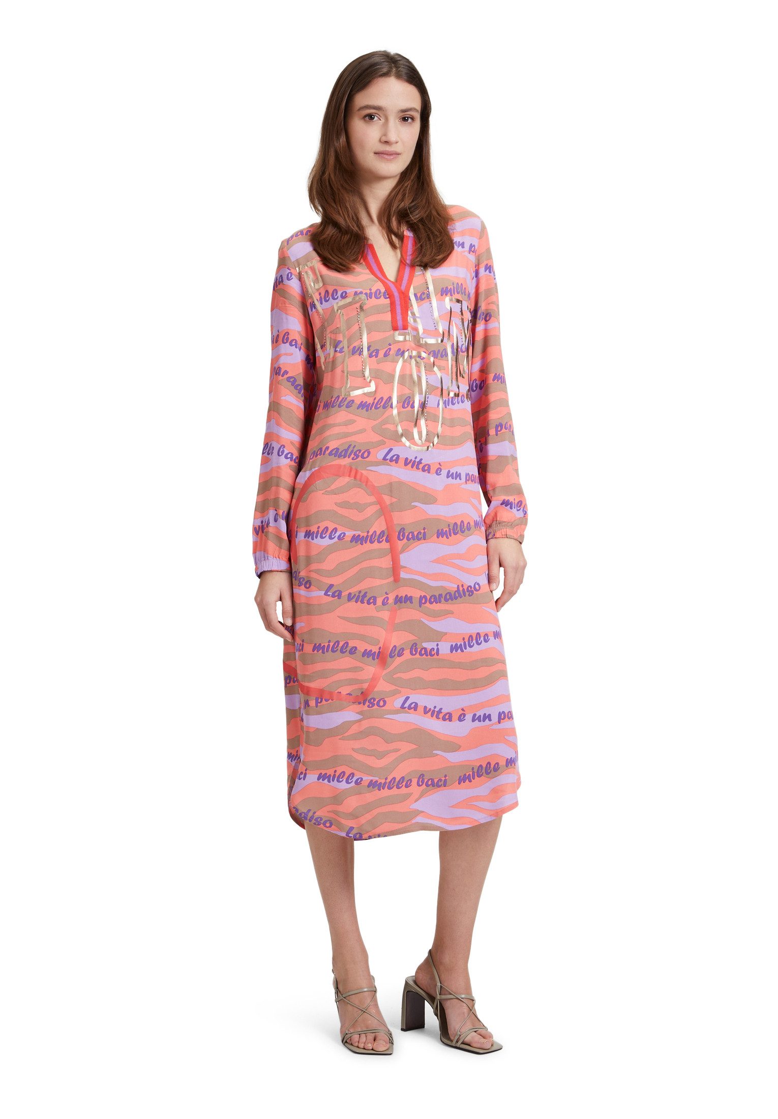 Druckkleid Betty Barclay Damen Casual-Kleid mit Stehkragen