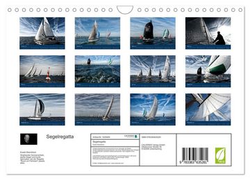 CALVENDO Wandkalender Segelregatta (Wandkalender 2024 DIN A4 quer), CALVENDO Monatskalender