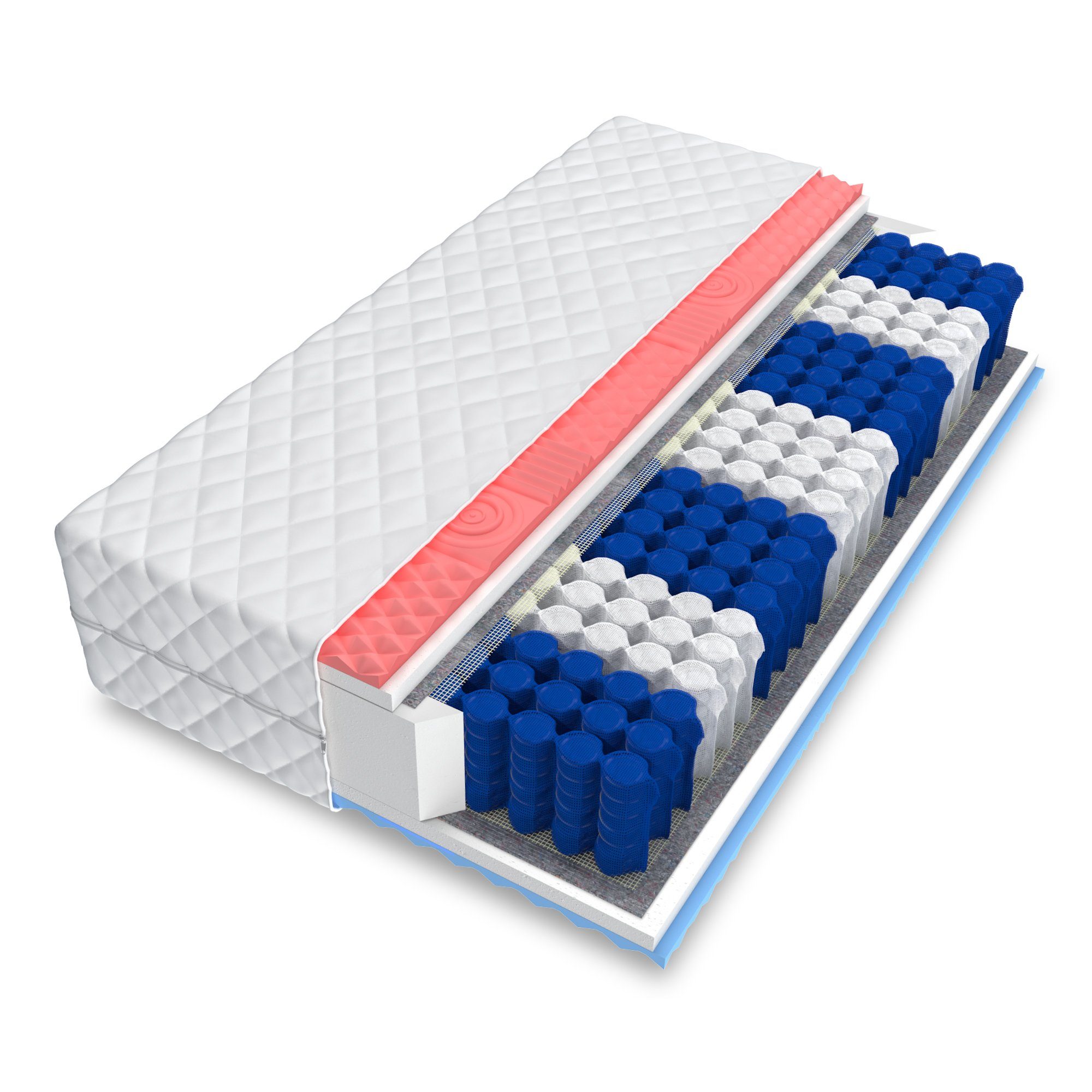 Taschenfederkernmatratze CANIS Matratze 90x200, 140x200, 160x200, günstig online kaufen