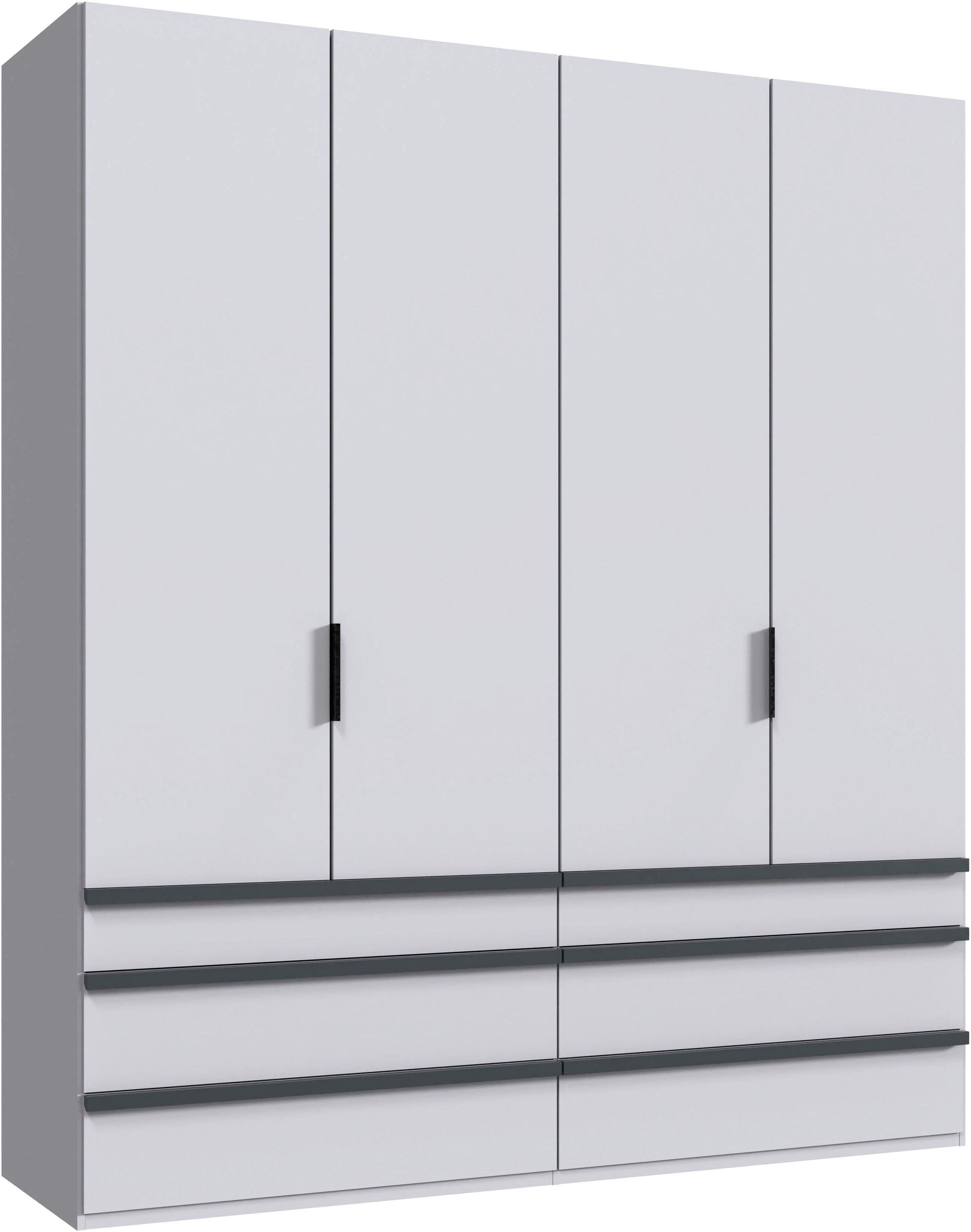 Wimex Falttürenschrank Oxford by fresh to go, in der Breite 200cm, in 2 Höhen erhältlich (mit Schubladen, wahlweise mit oder ohne Spiegel) …