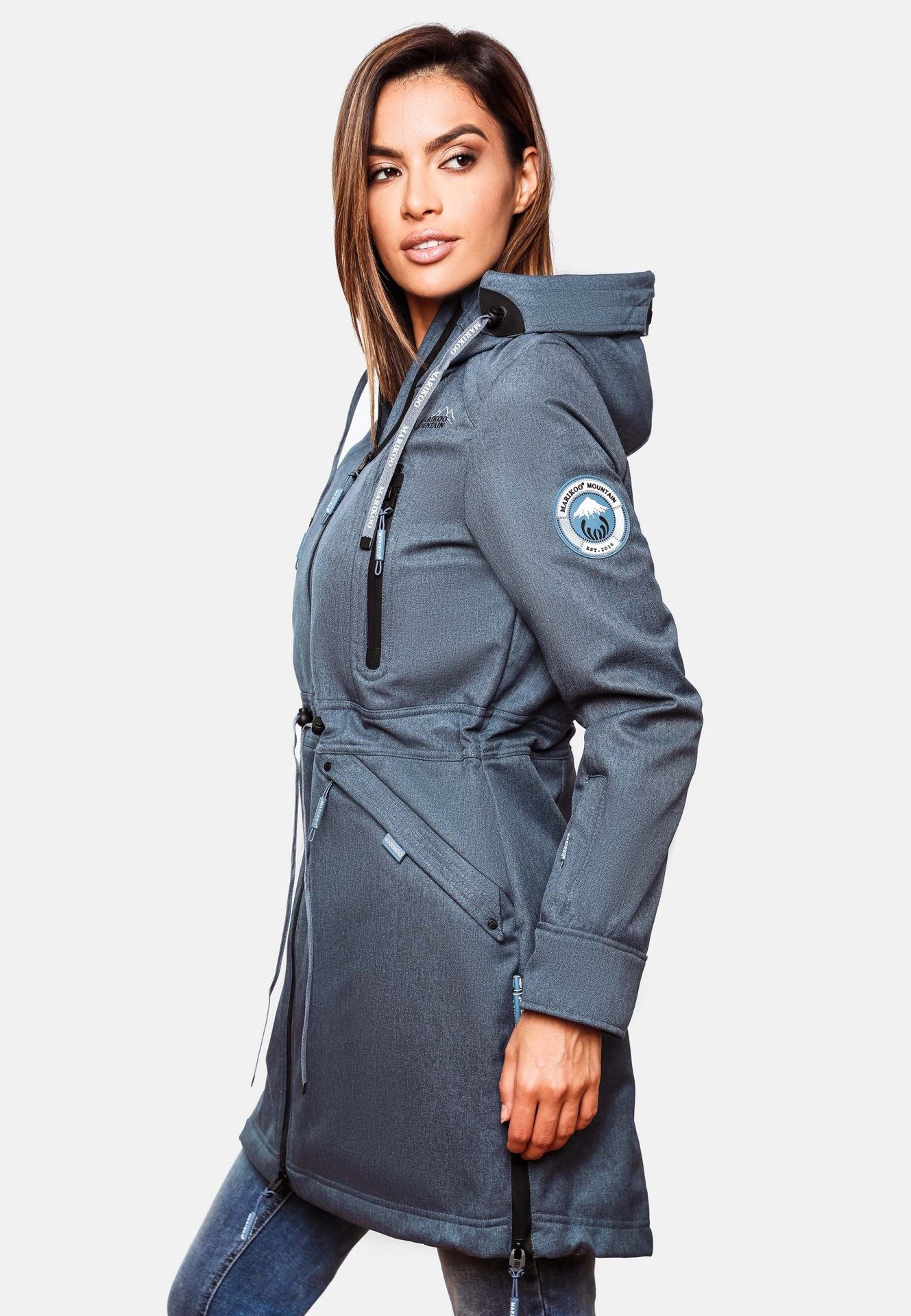 Marikoo Softshelljacke mit warmen Teddyfleece