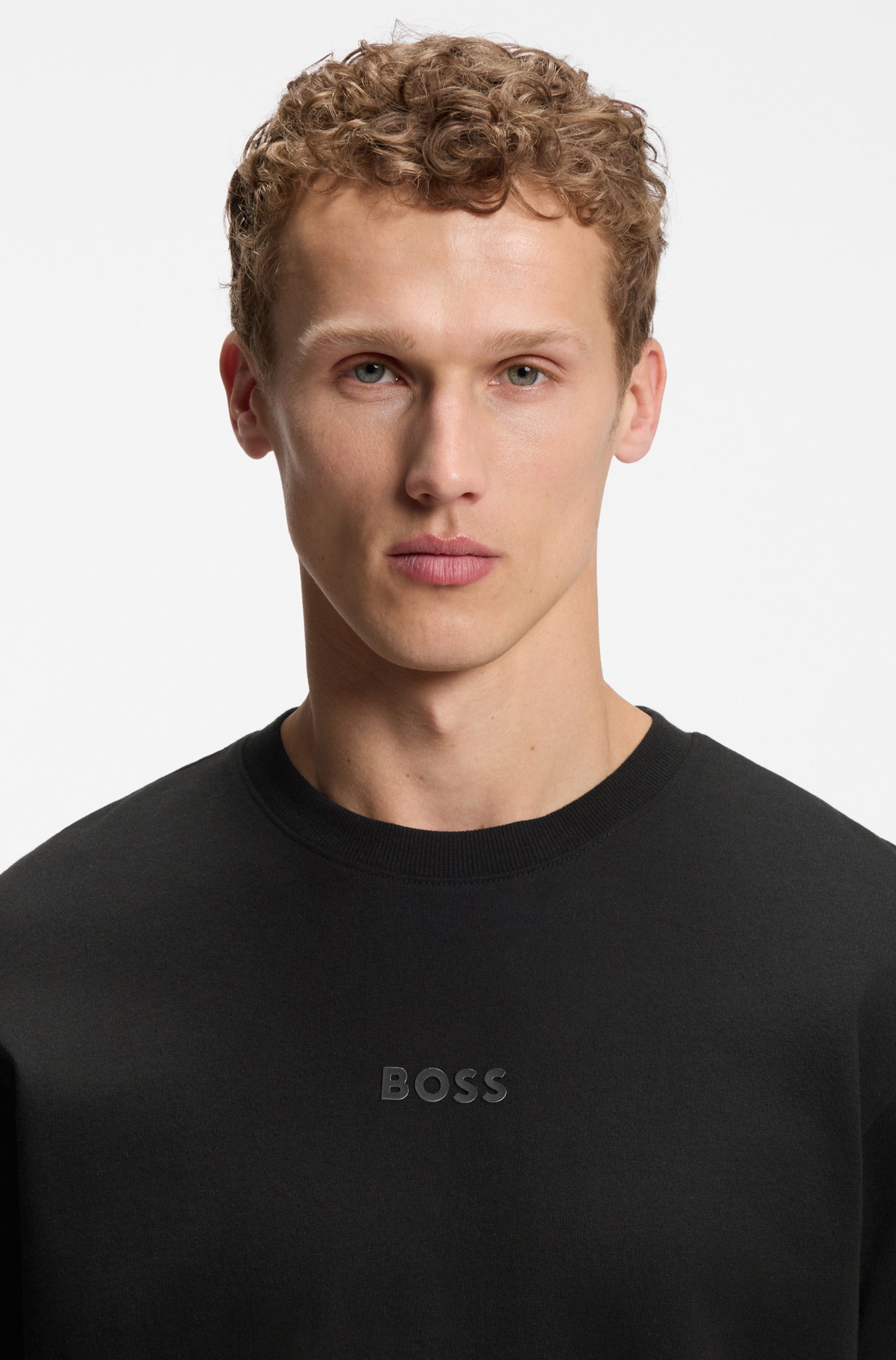 BOSS GREEN T-Shirt Tee 10 Relaxed Fit Rundhalsausschnitt, relaxed Fit, reine Baumwolle – Bild 5 von 5