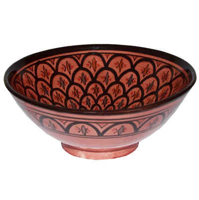 SIMANDRA Schüssel Orientalische marokkanische Keramikschale, Keramik, (XXL, 1-tlg), handrabeit