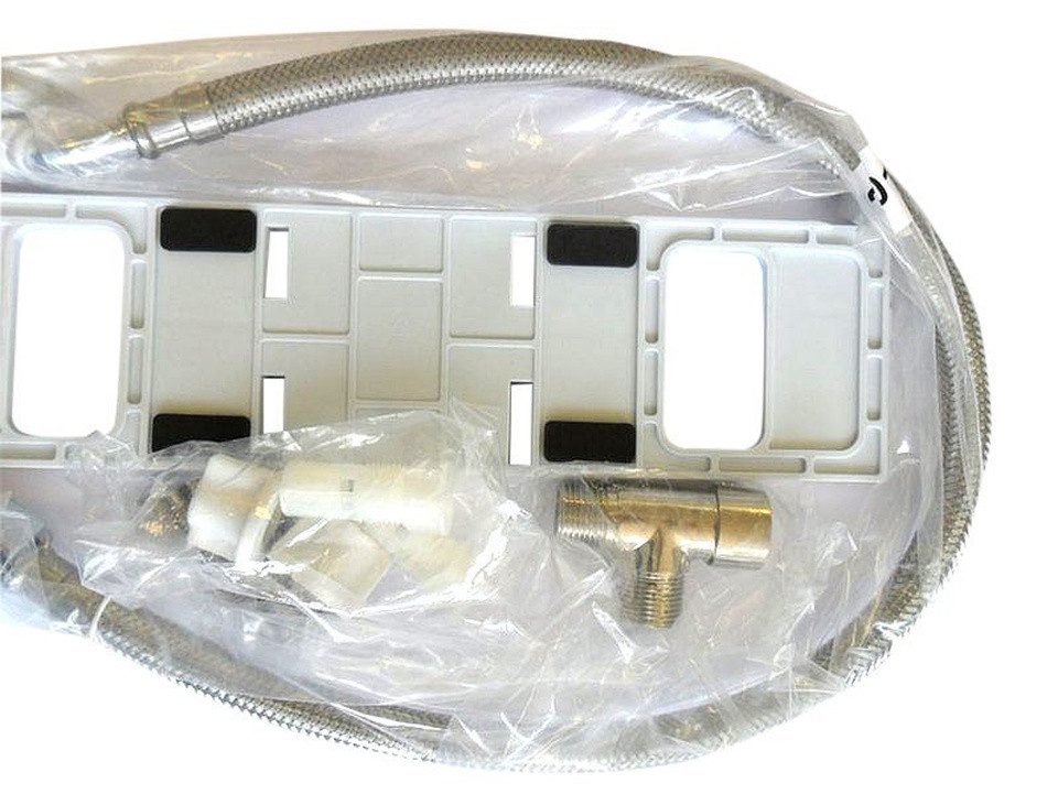 Sapho Sanitär-Installationsset Ersatz-Montagekit für Dusch-WC-Aufsatz LB402, LB802, Sapho-NDLB02-5