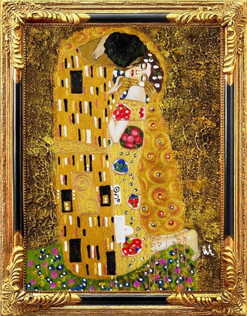 JVmoebel Gemälde Gustav Klimt »G94078«, jedes Bild ein Unikat, handgearbeitet