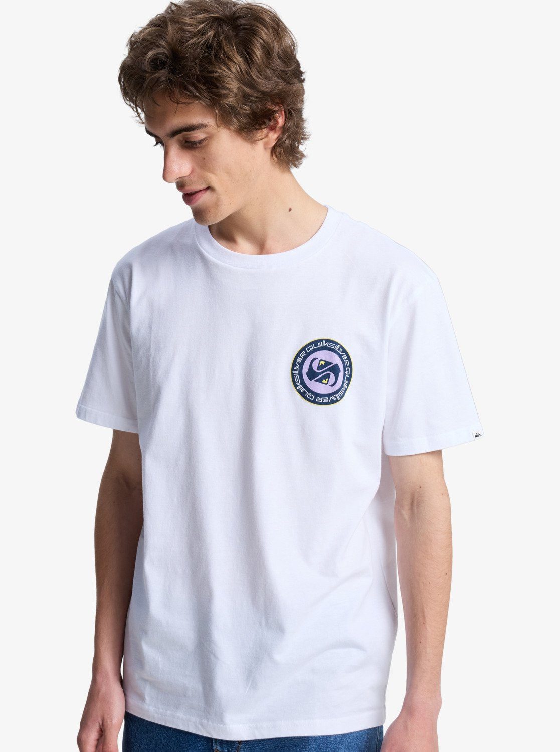 Quiksilver T-Shirt EV DUALITY SHORT SLEEVE Kurzarm-Design, aus Baumwolle, erhältlich in den Größen S bis XXL