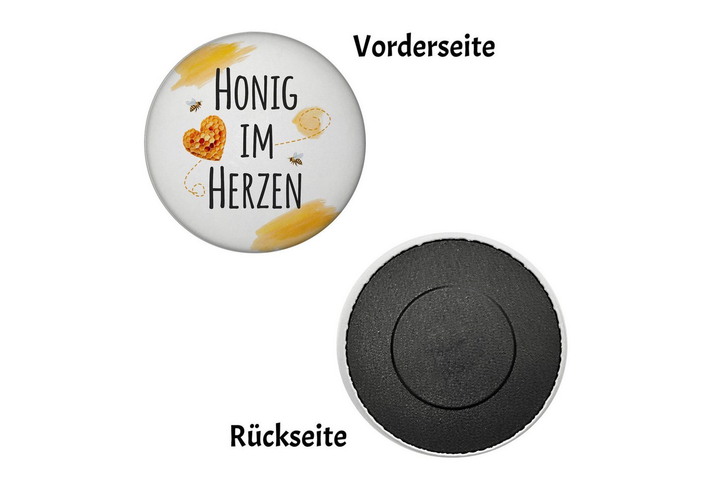 Thumbnail - speecheese Magnet Honigwaben Bienen Magnet Honig im Herzen