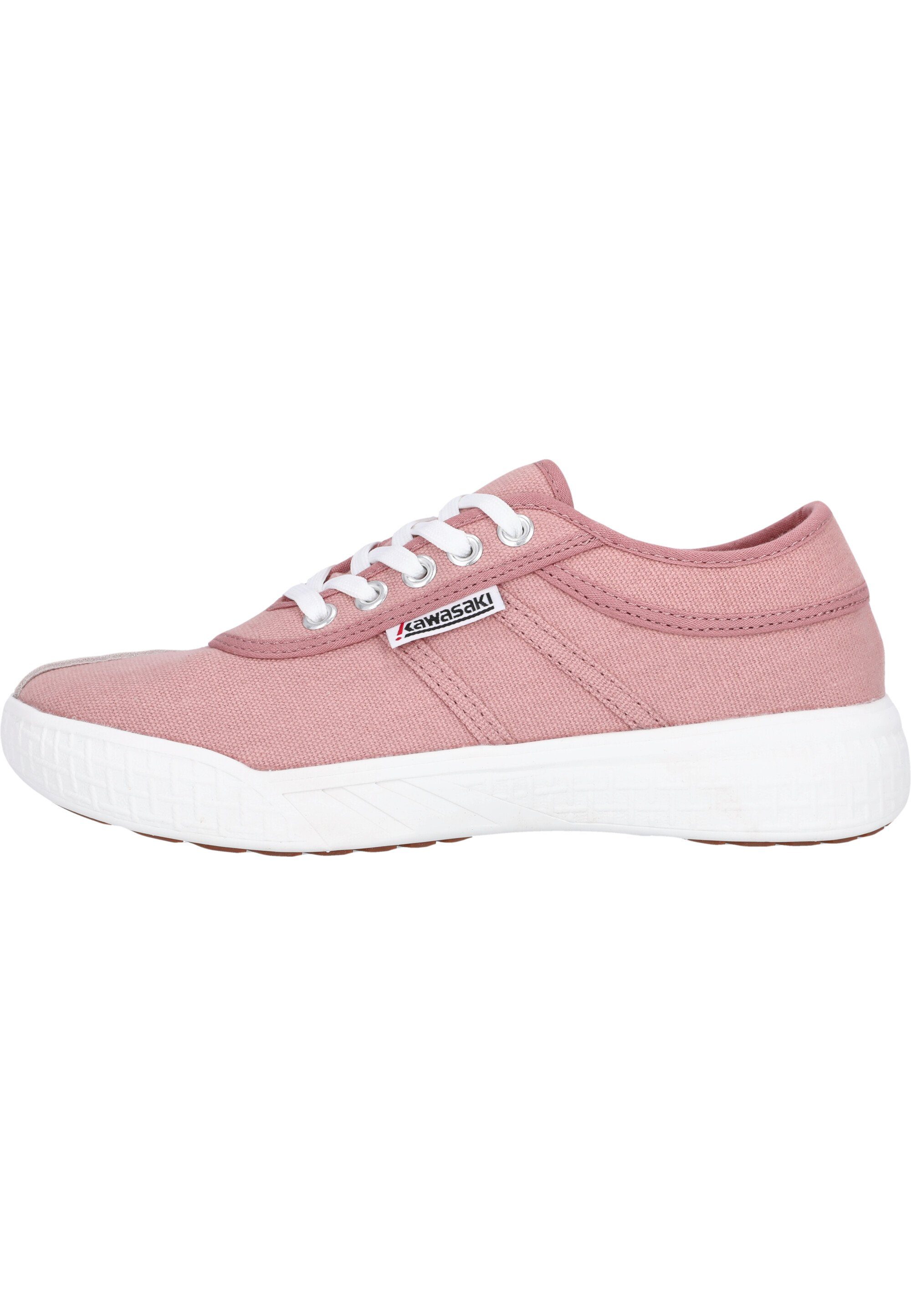 Baumwoll-Anteil Sneaker Kawasaki Leap hohem mit rosa