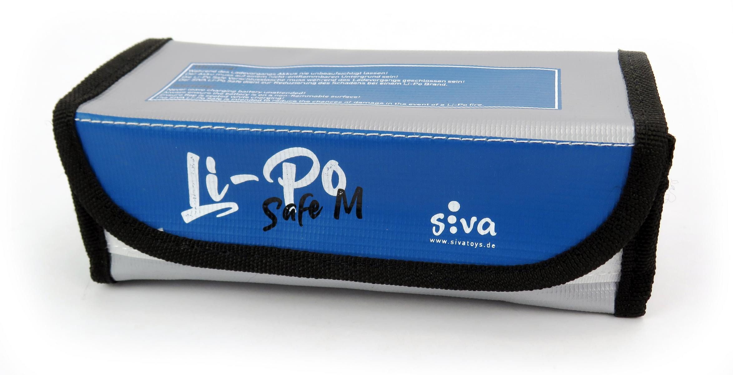 Akku-Schutzhülle Siva Li-Po Safe M 185x75x60mm Akku Sicherheitstasche