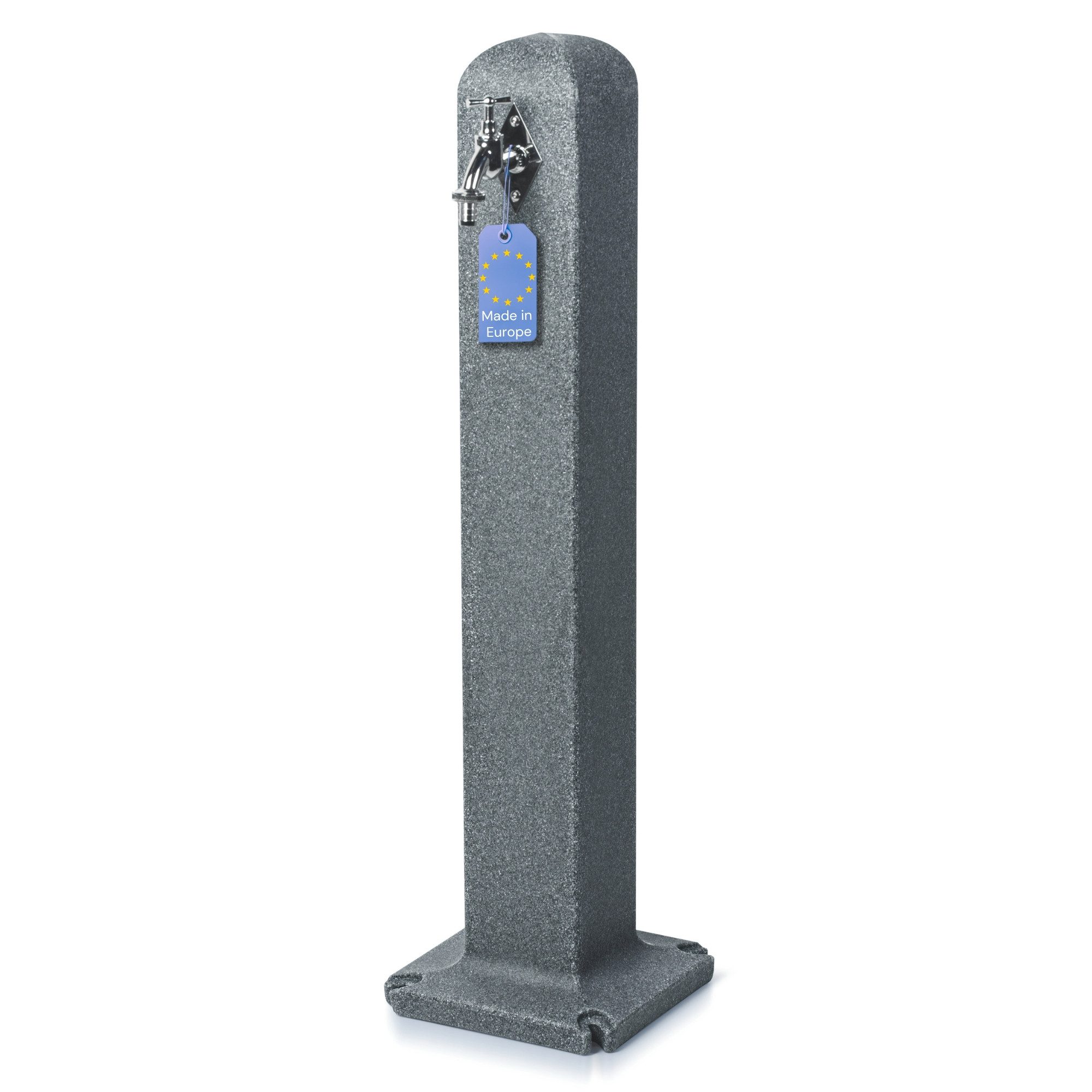 YourCasa Gartenbrunnen Stoneflow Wassersäule Poller Granit-Optik, 90 cm