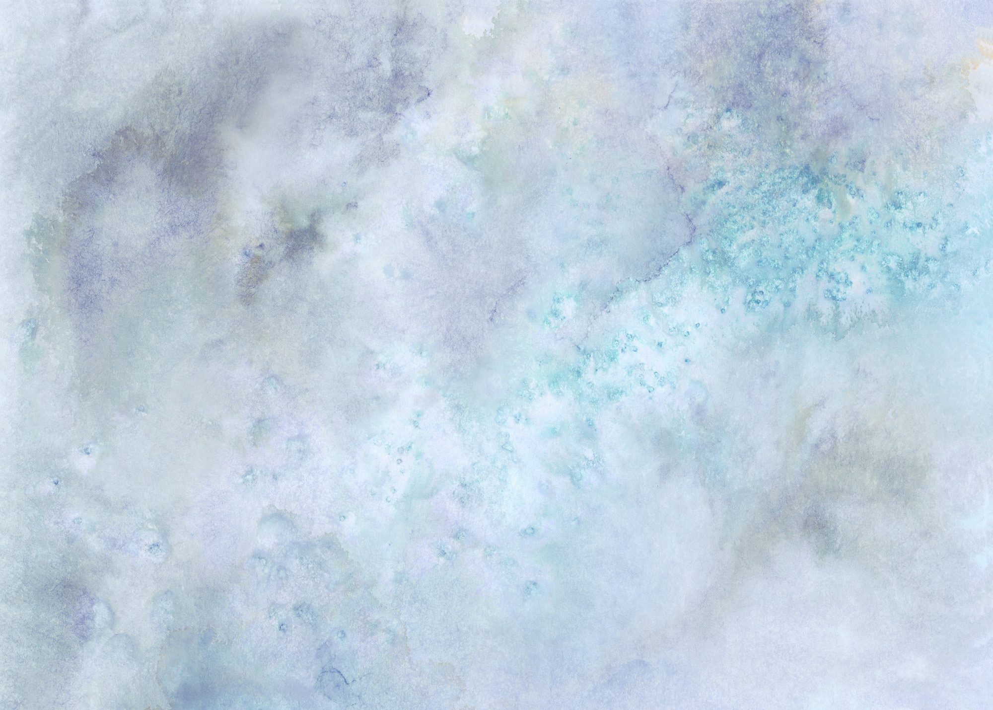 Rasch Fototapete Kaleidoskop Himmel & Wolken in Aquarell-Optik - Vliestapete Blau, bedruckt, Aquarelloptik, (1 Rolle, 1 St., Kollektion 'Magicwalls' - 2,65 m x 3,71 m), Lichtbeständige Farben - Feucht abwischbar - Restlost abziehbar