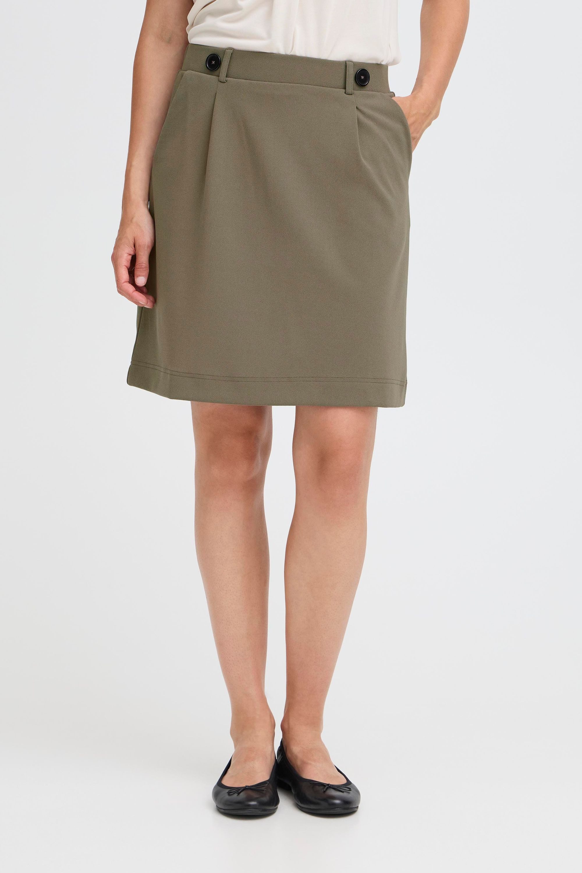 OXMO Minirock BMMTAYRA SKIRT Modischer Rock mit Bundfalten