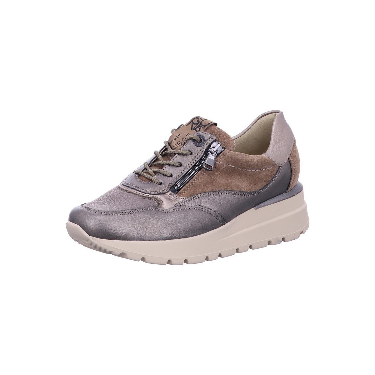 Freizeit Schnürer für Damen in mehrfarbig Sneaker