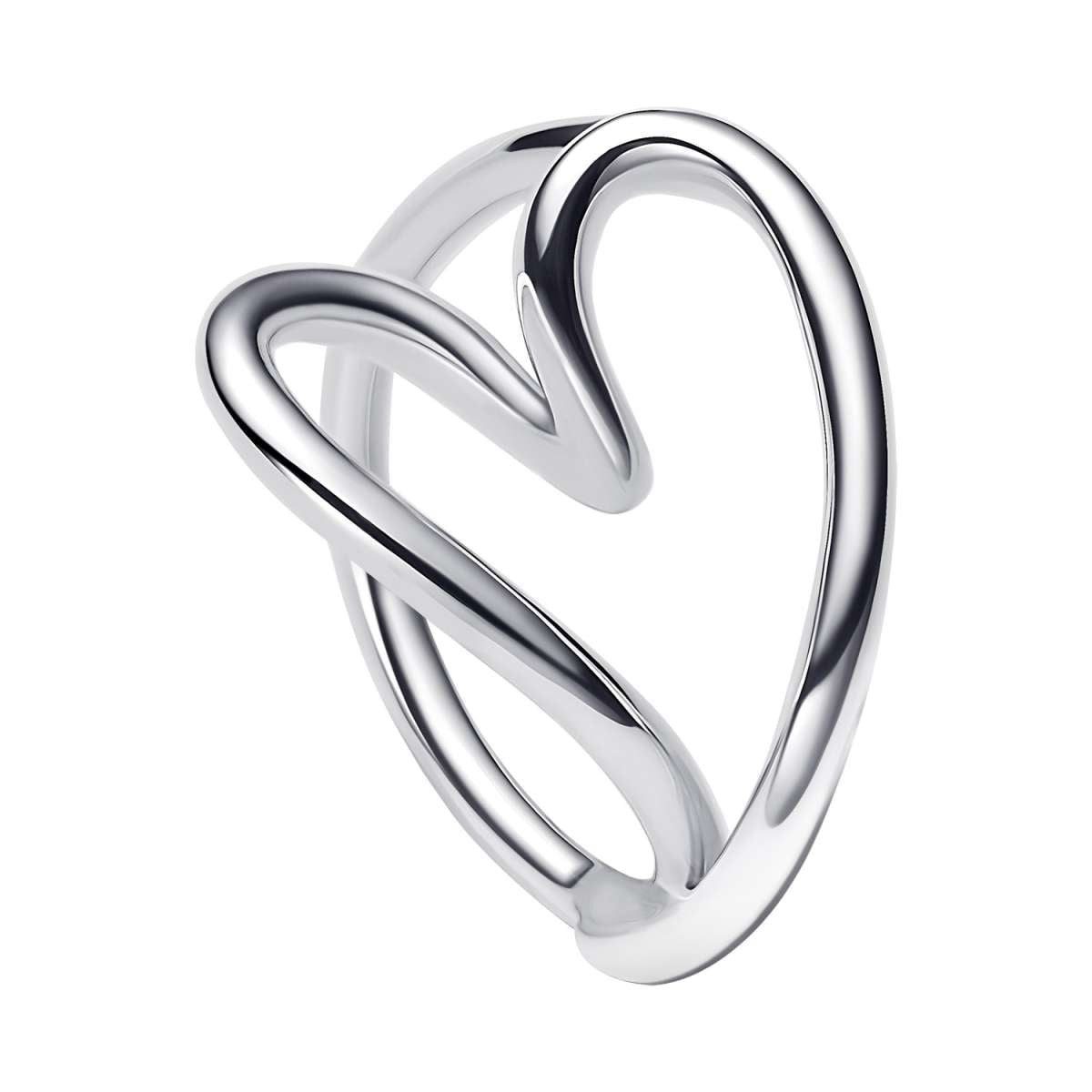 Pandora Silberring 193288C00, für Damen-Ring Herz Silber