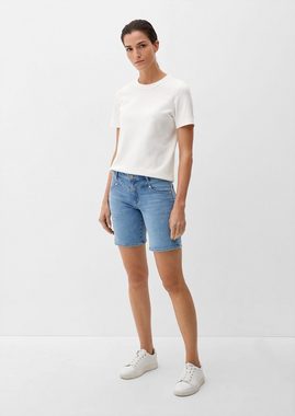 s.Oliver Jeansshorts Jeans-Bermuda Betsy / Slim Fit / Mid Rise / Slim Leg Waschung