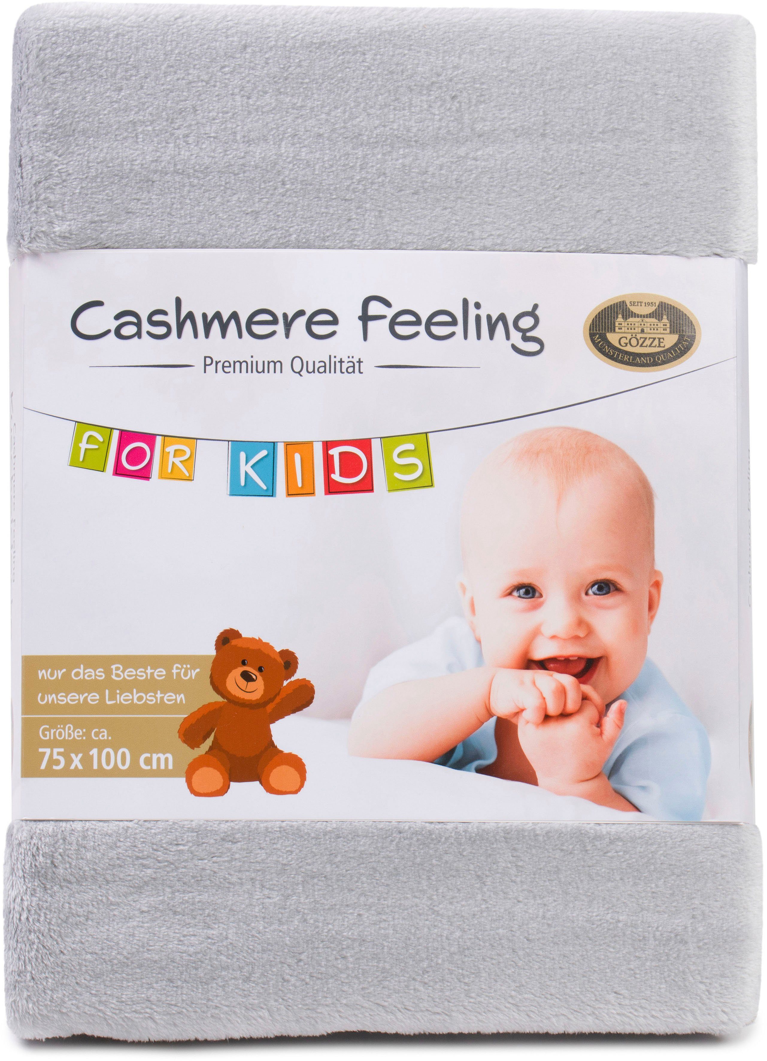 Kinderdecke Premium Cashmerefeeling, Gözze, kuschelig warm
