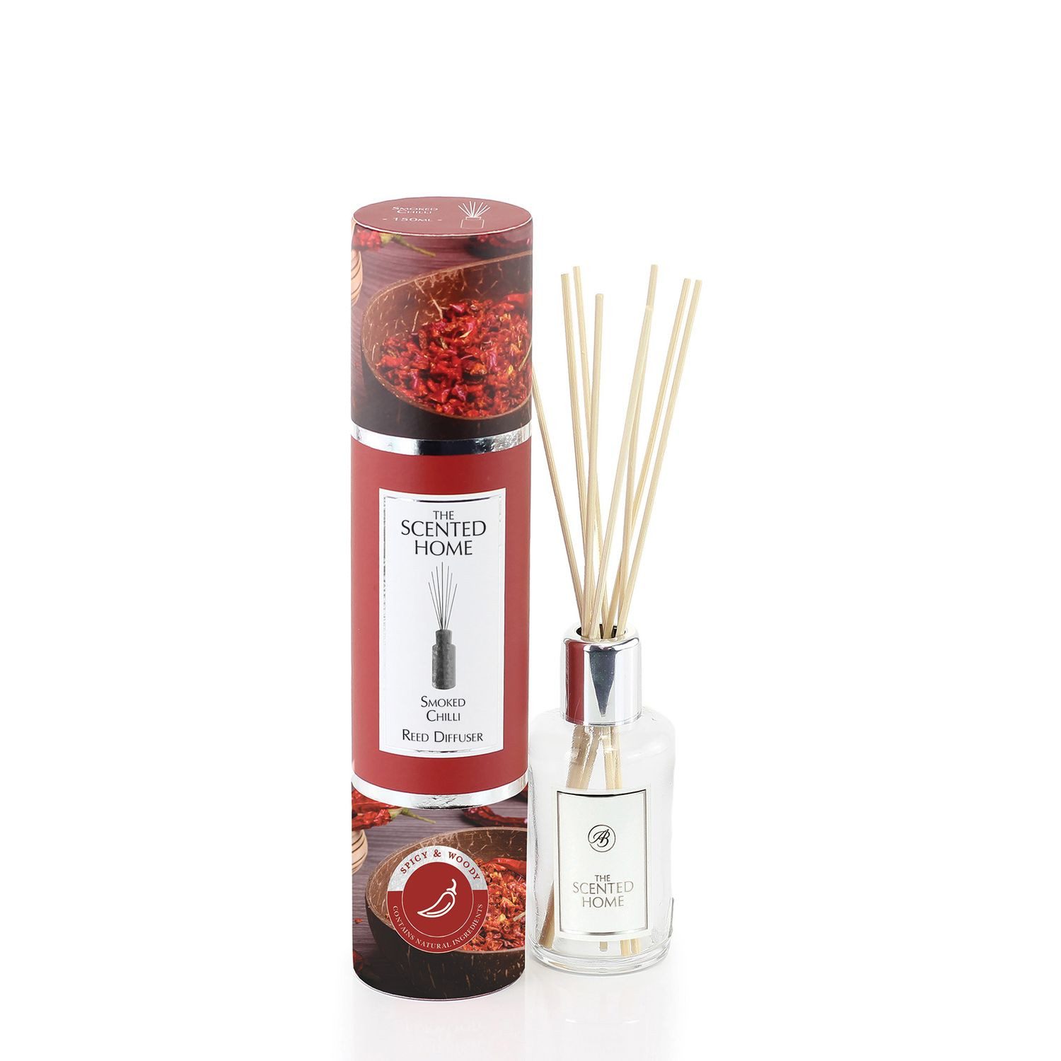 Ashleigh & Burwood Raumduft Smoked Chilli (1-St), Raumduft mit Rattanstäbchen 150 ml
