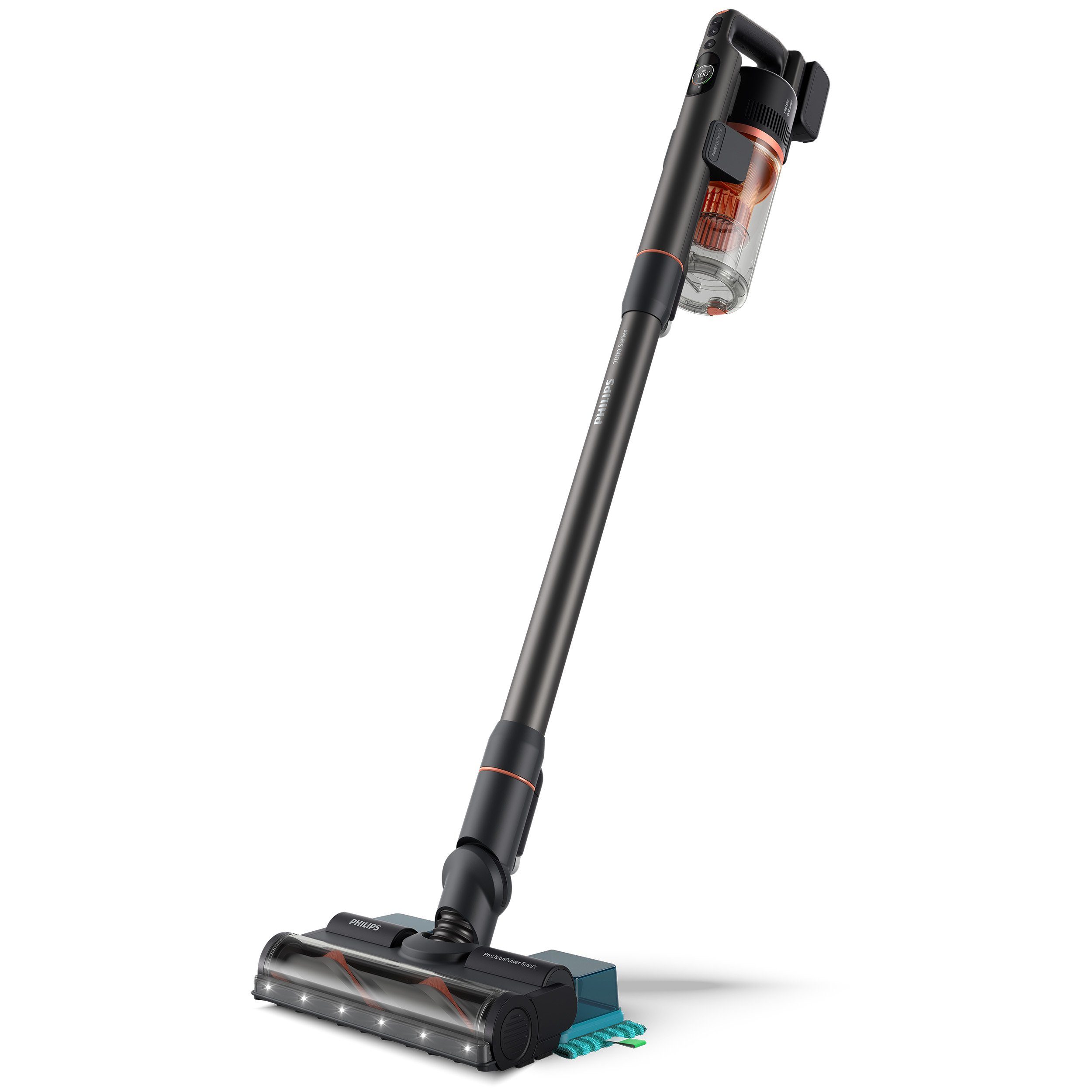 Philips Nass-Trocken-Akkusauger XC7055/01 Aqua 7000 Series „Multitalent“, 0 W, beutellos, mit bis zu 80 Minuten Laufzeit und aufsteckbarem Aqua-Modul