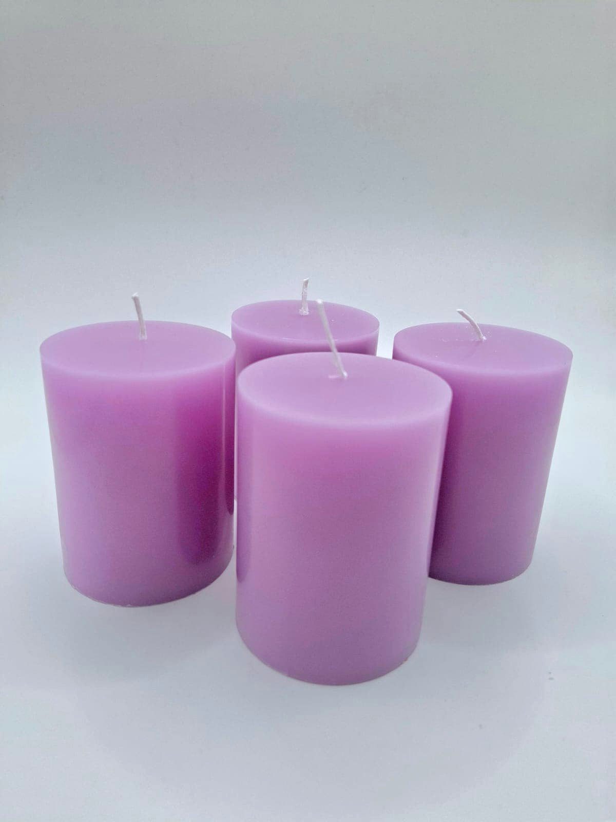 meytrade Adventskerze Kerzen 4er Set Farbe wählbar blau, rot, lavendel, tür günstig online kaufen