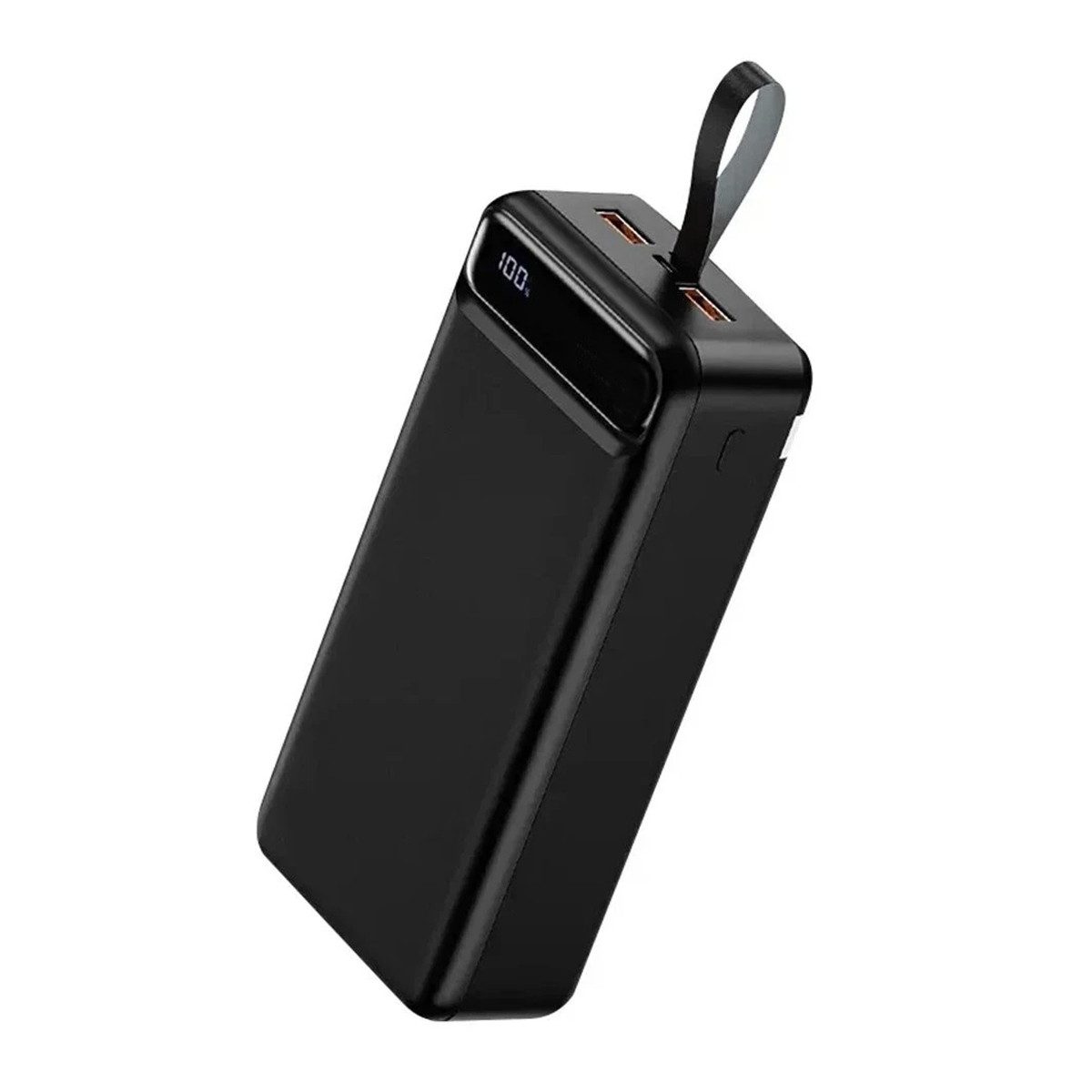 AeroAxis Externer Akku 50000mAh 22,5W Schnellladung,3 Ausgänge Typ-C & 2xUSB-A Powerbank Schnellladefunktion 50000 mAh, LCD Display, Ideal für Reise, Outdoor & Notfall – Smartphone Tablet