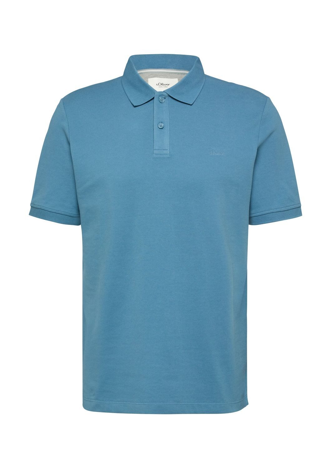 s.Oliver Poloshirt Poloshirt Kragen, Knopfleiste, kurzarm