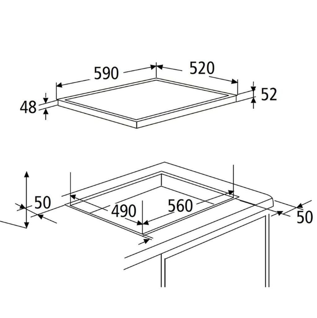 PKM Elektro-Kochfeld EB-C4G