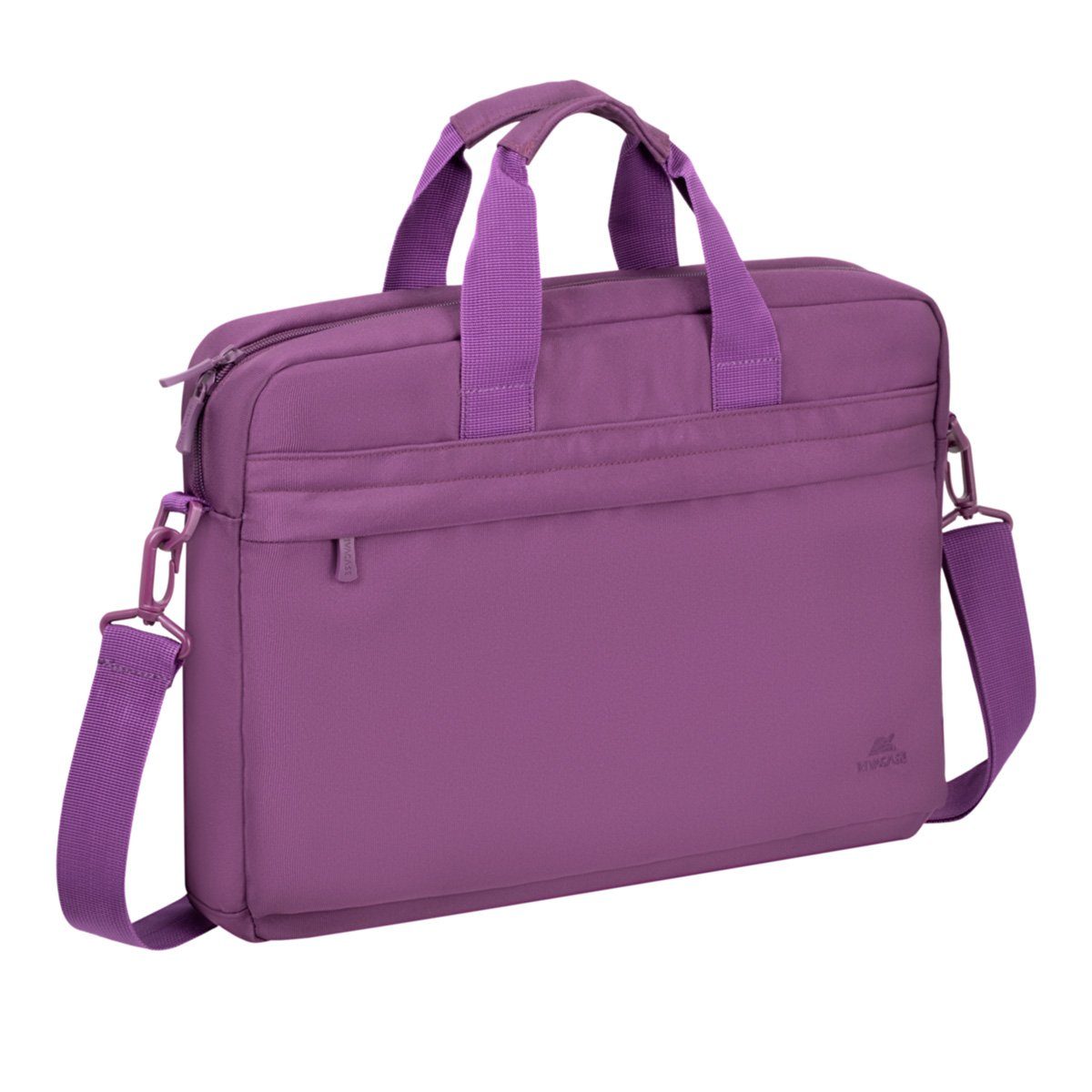 Rivacase Rucksack Laptoptasche 14 Zoll - wasserabweisende Aktentasche für Business, Uni violet