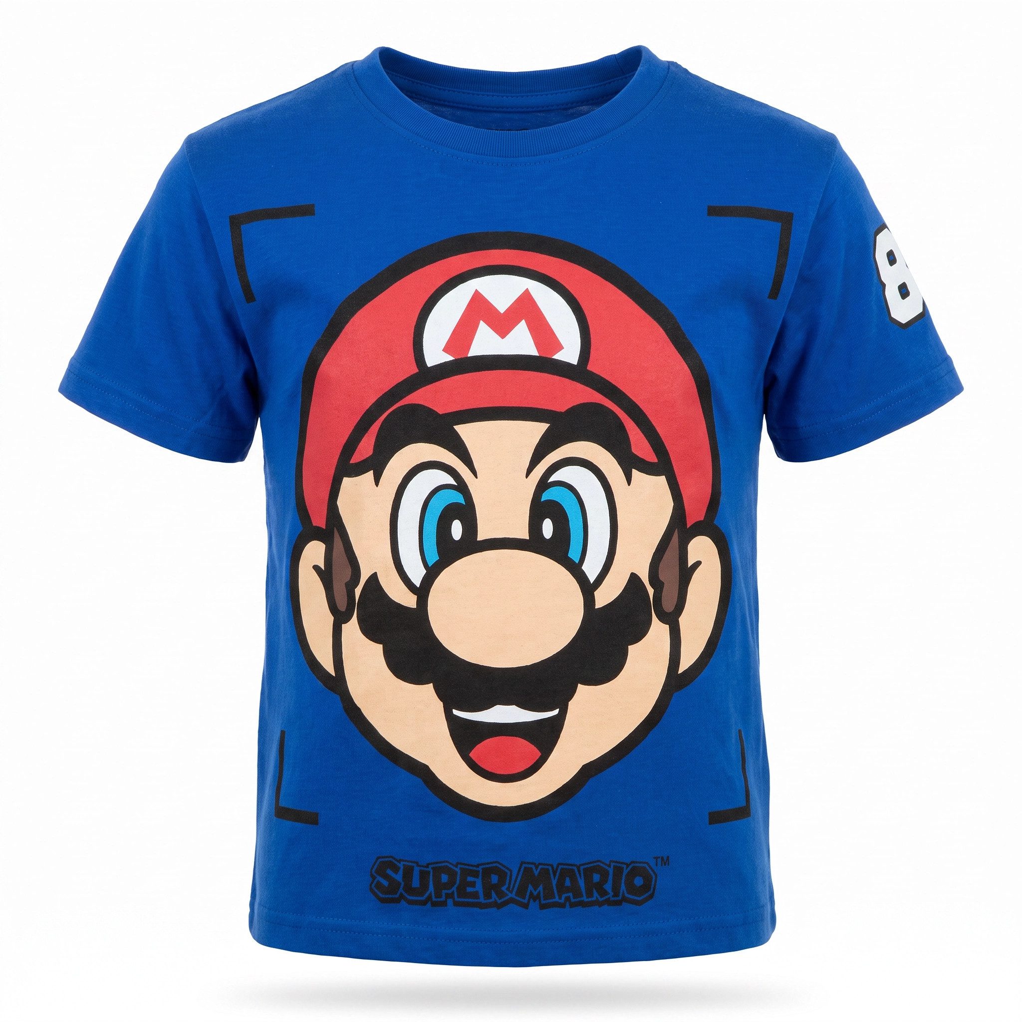 Super Mario Print-Shirt Super Mario Kinder T-Shirt Kurzarm Gr. 98 – 3 Motive 100% Baumwolle 100% Baumwolle
