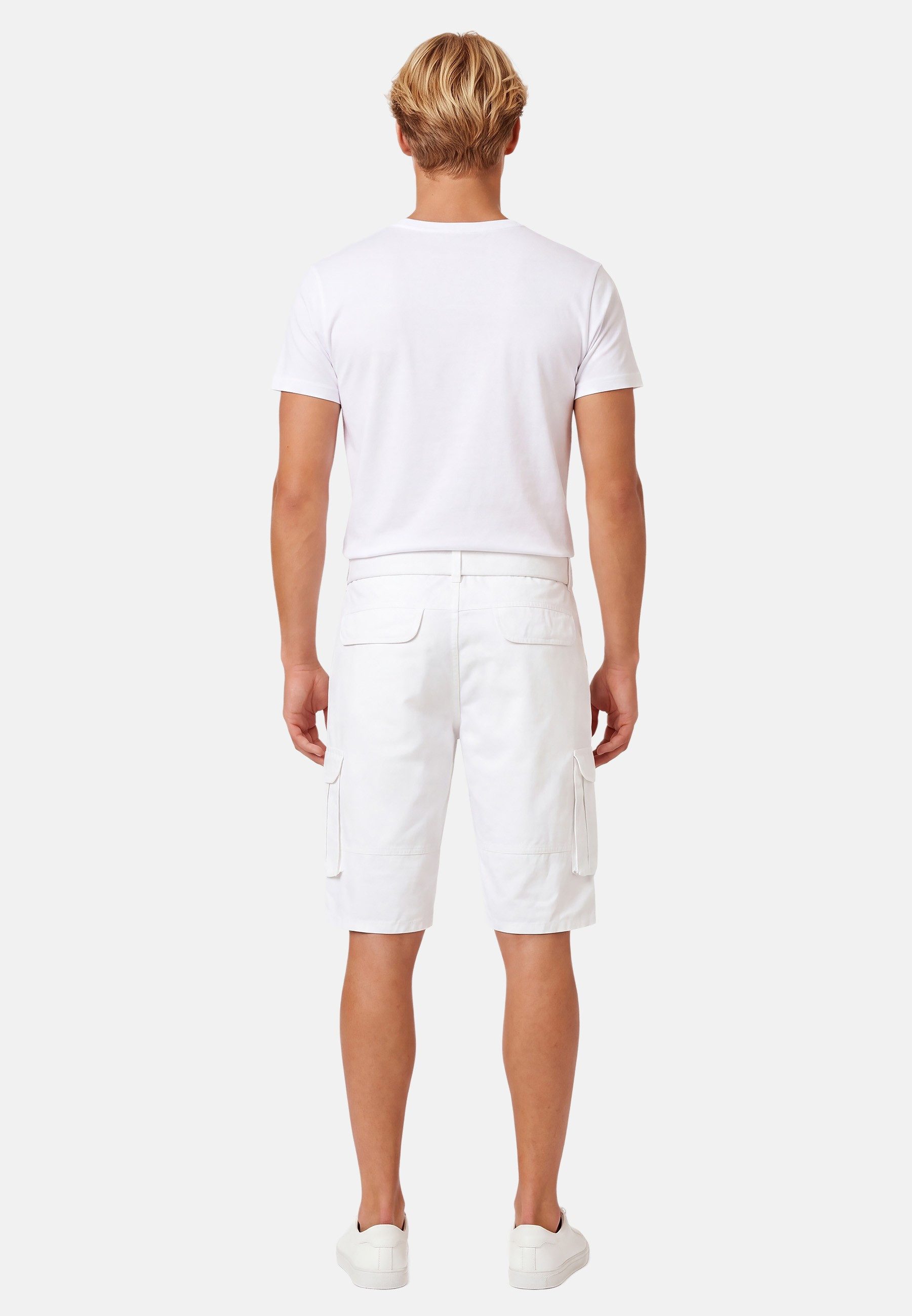 Arctic Seven Shorts Herren Cargo mit Gürtel – Kurze Outdoor Hose aus Baumwolle Robuste Cargo Shorts mit vielen Taschen und Gürtel – Bild 3 von 5