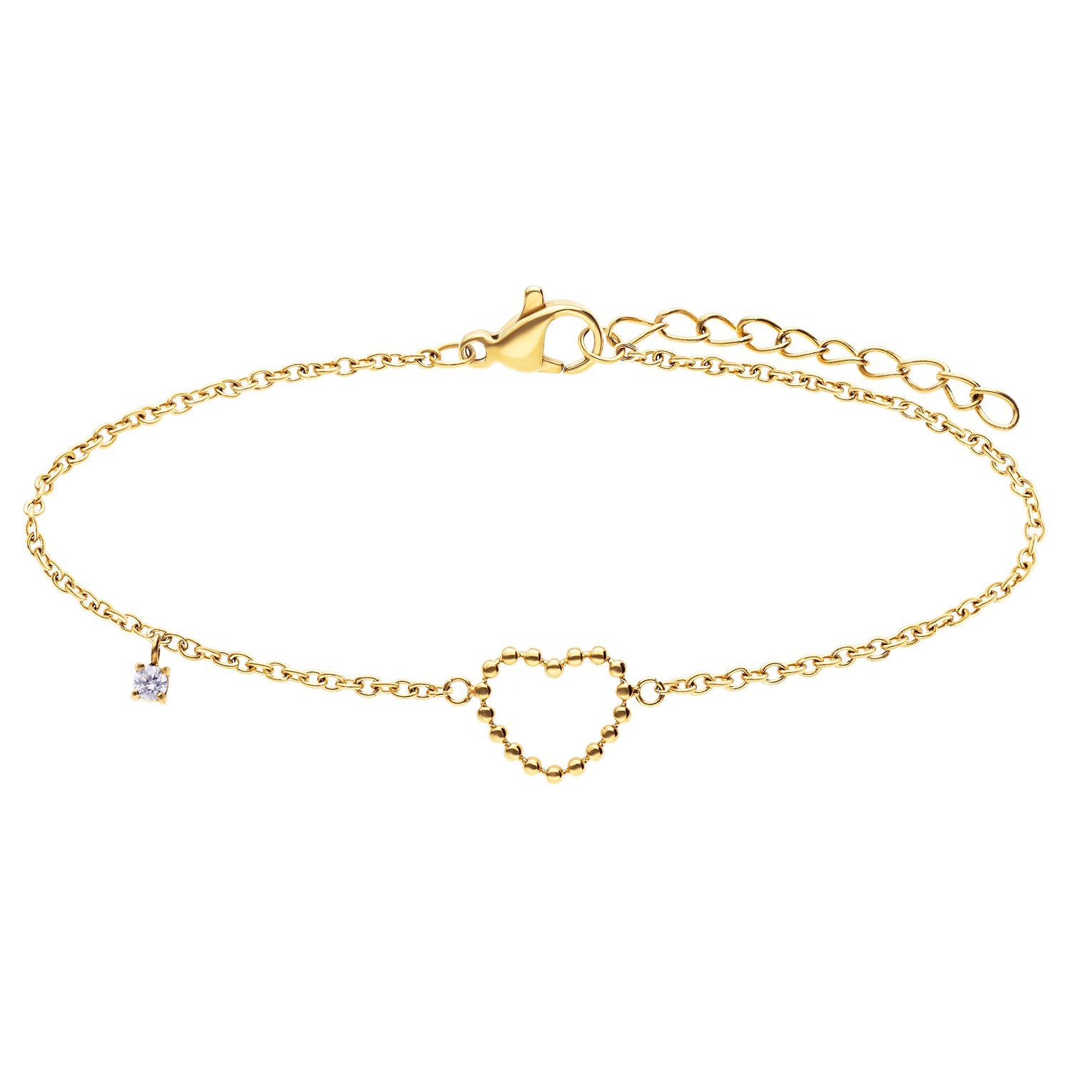 Armband Armband - Stahl - Gold - Damen