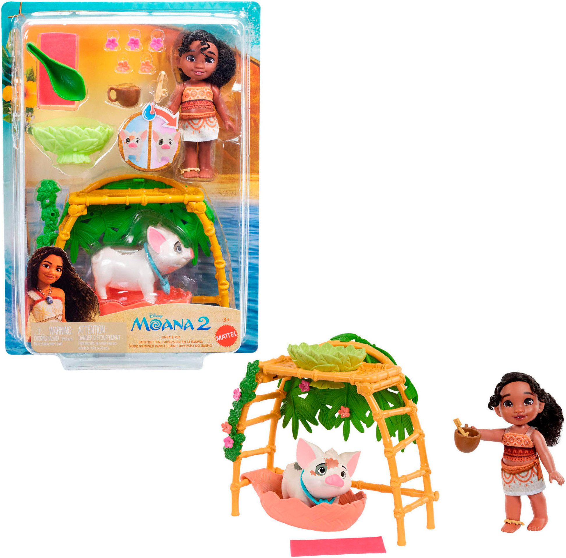 Mattel® Anziehpuppe Disney Vaiana 2 Badespaß Spielset günstig online kaufen