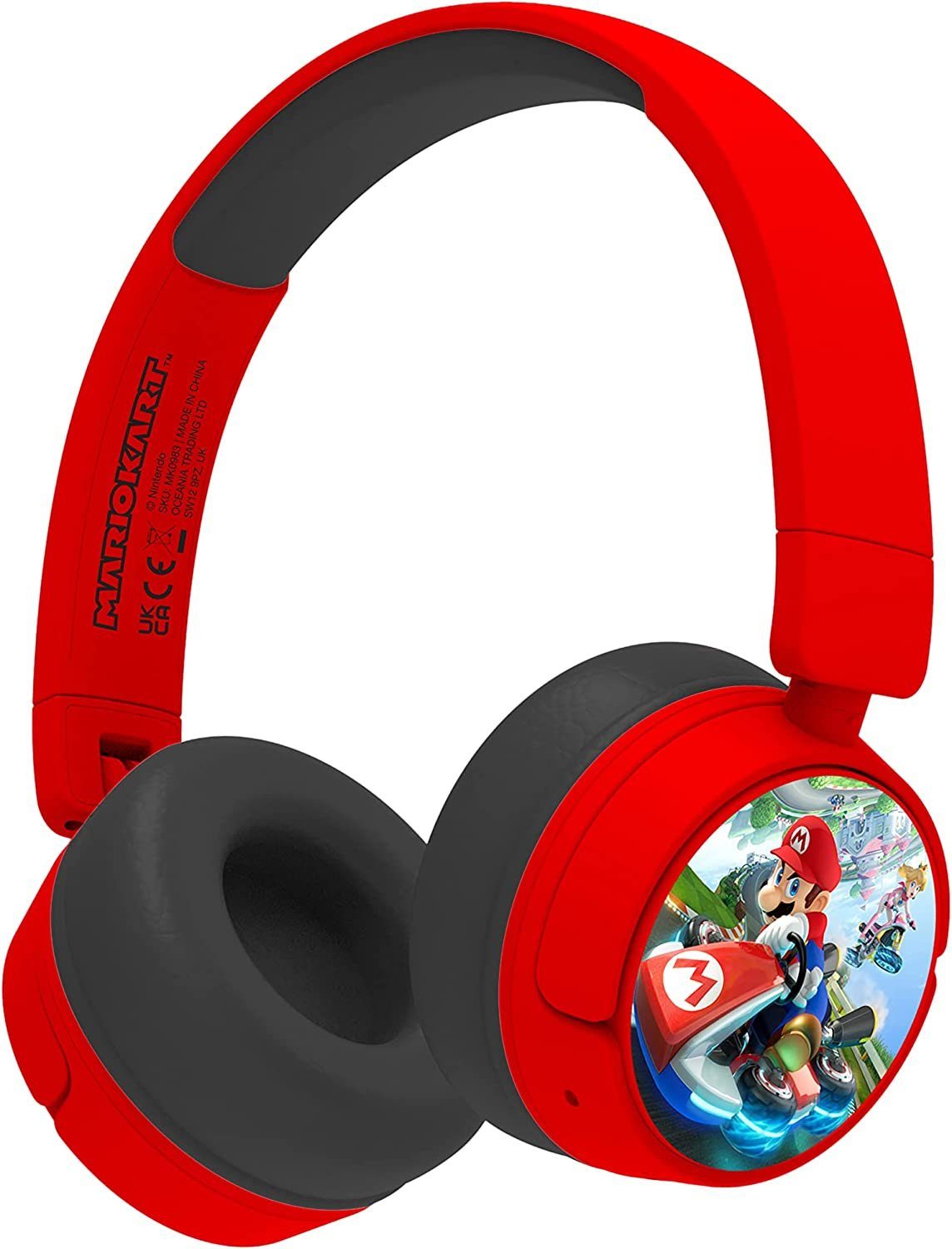 OTL Mario Kart Bluetooth Kinder Kopfhörer Bluetooth-Kopfhörer (Bluetooth, 3,5-mm-Audio-Sharing-Kabel im Lieferumfang enthalten)