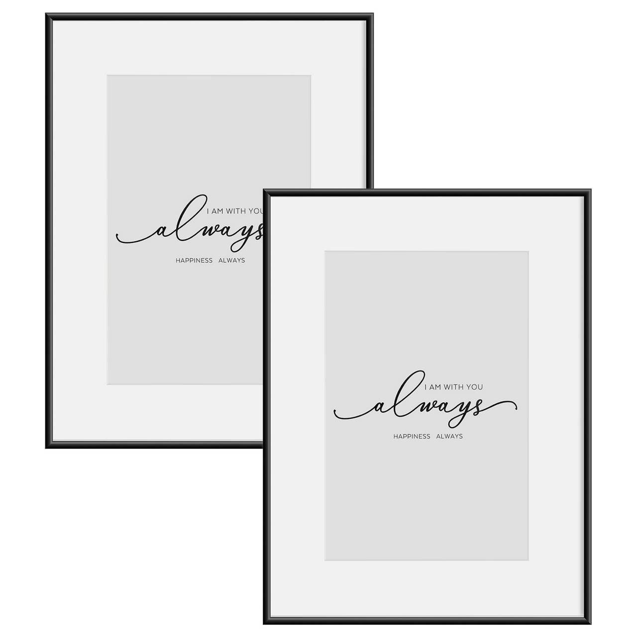 Woltu Bilderrahmen, (2 St), Fotorahmen Aluminium Matt günstig online kaufen