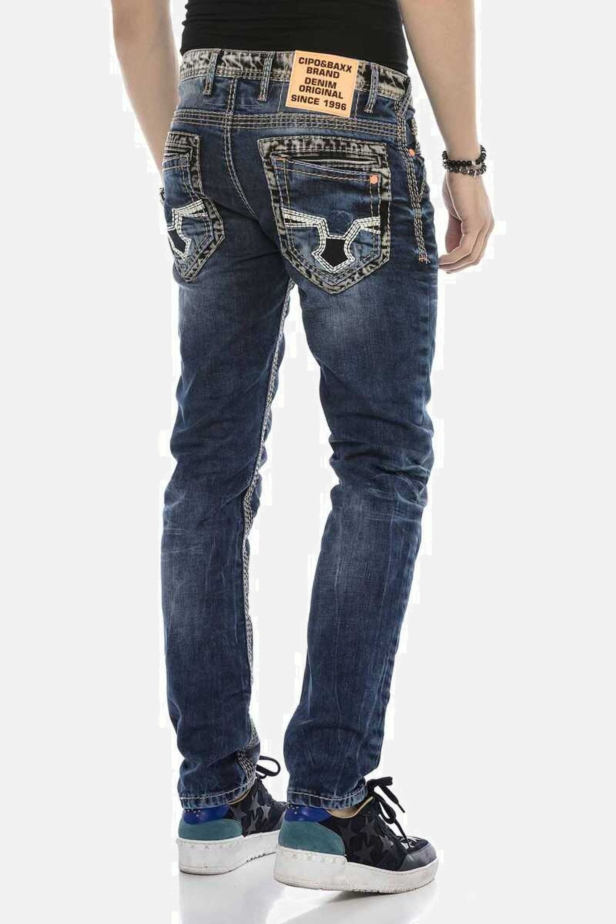 Cipo & Baxx Regular-fit-Jeans DENIM bequeme günstig online kaufen