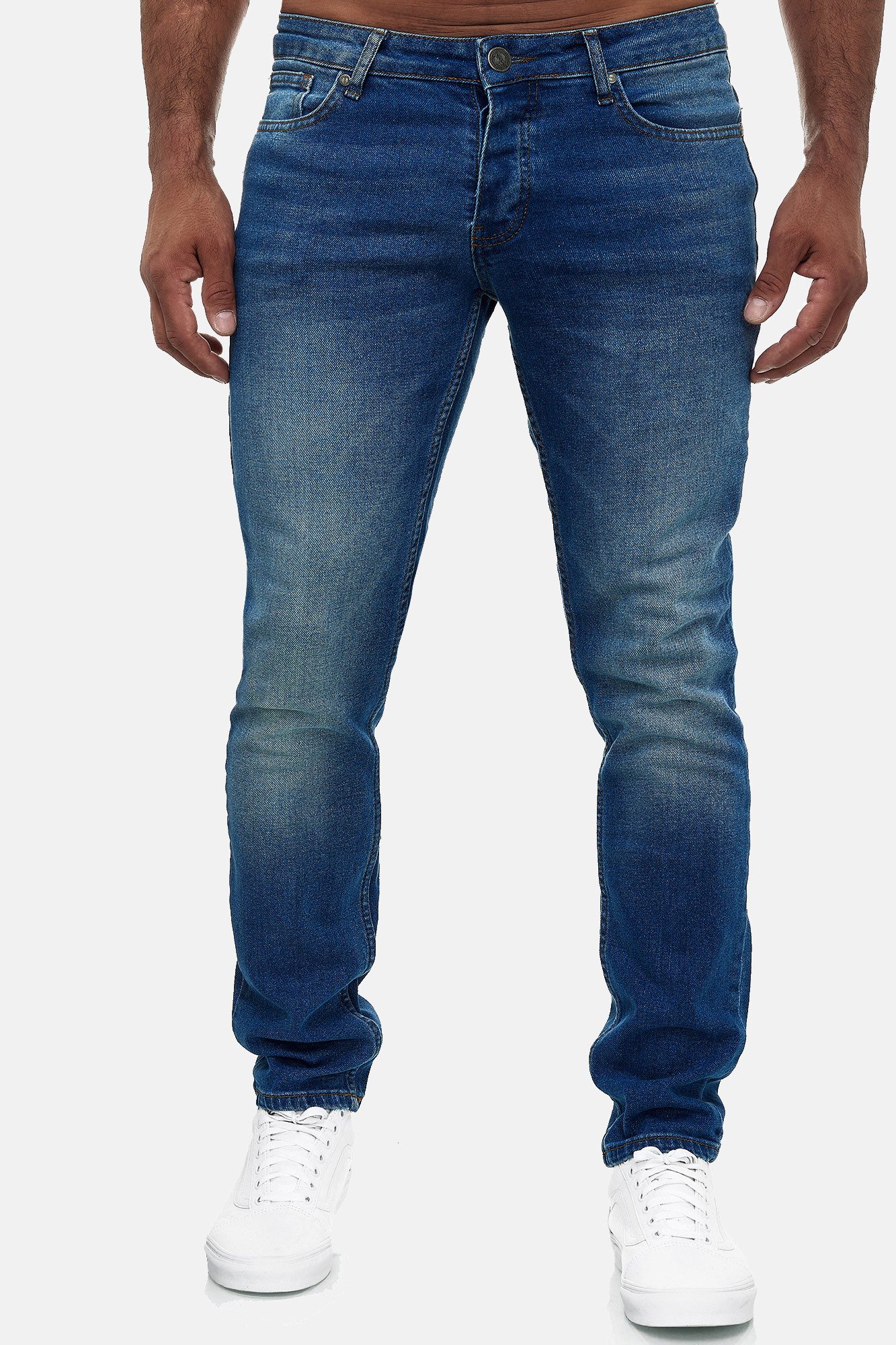MERISH Slim-fit-Jeans MERISH Jeans Herren Slim Fit Jeanshose Stretch Denim Hose Designer