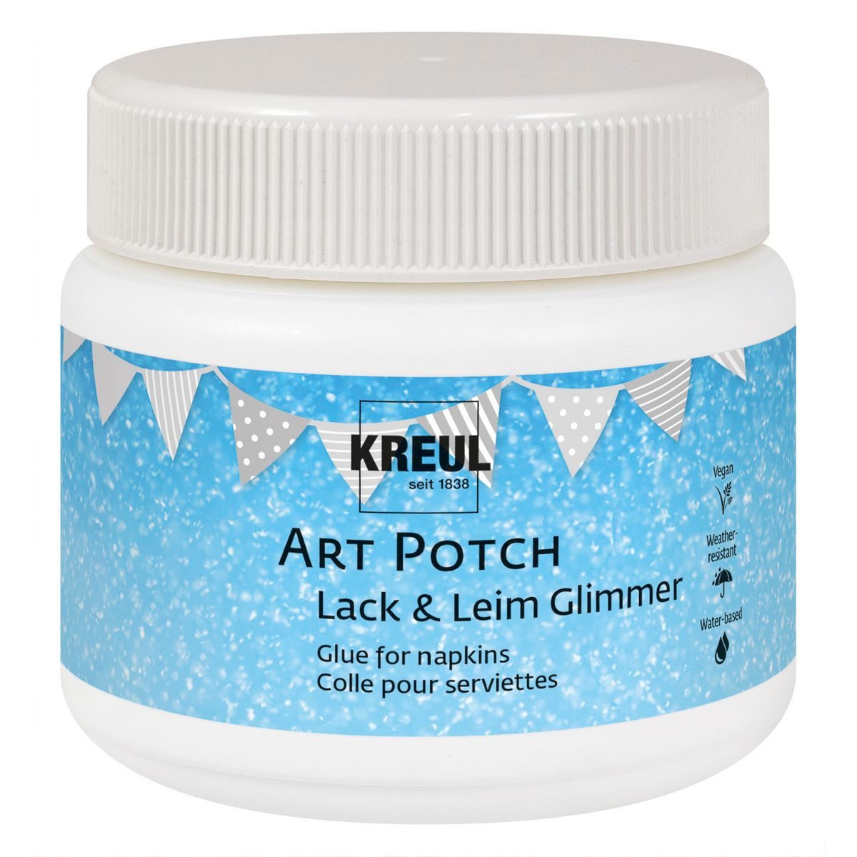 Lack KREUL Lack & Leim Art Potch Glimmer 150ml Dose