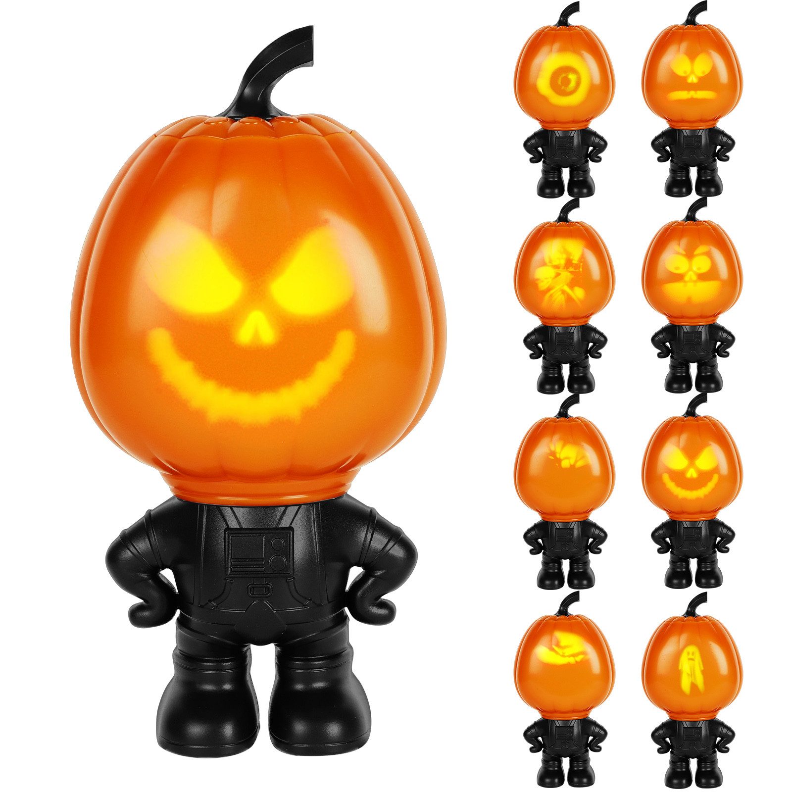 MUPOO Nachtlicht Halloween Kürbis Nachtlicht,LED Kürbis Projektionslampe, S günstig online kaufen