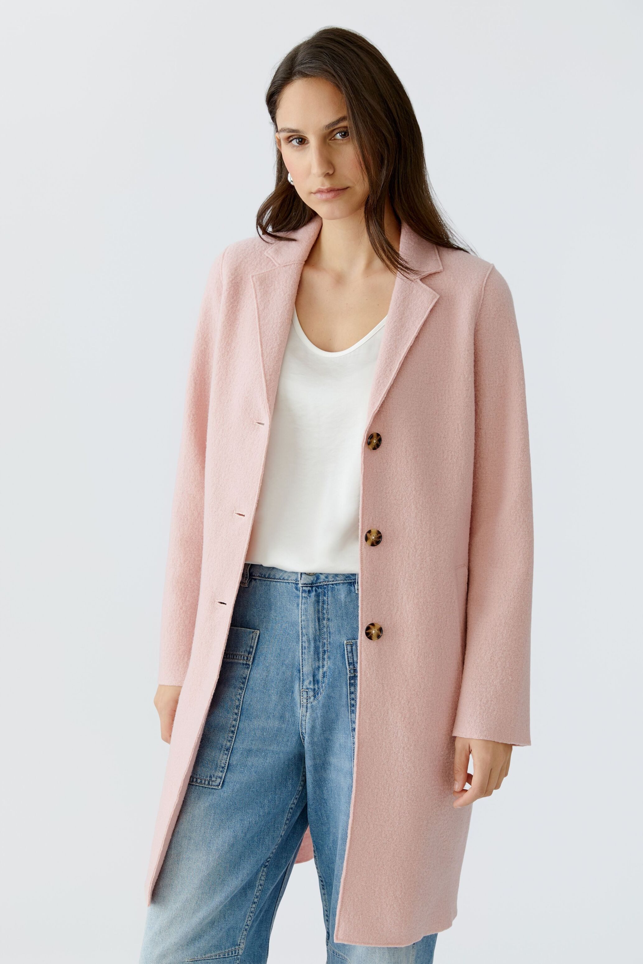 Oui Wollmantel MAYSON Boiled Wool - reine Schurwolle günstig online kaufen
