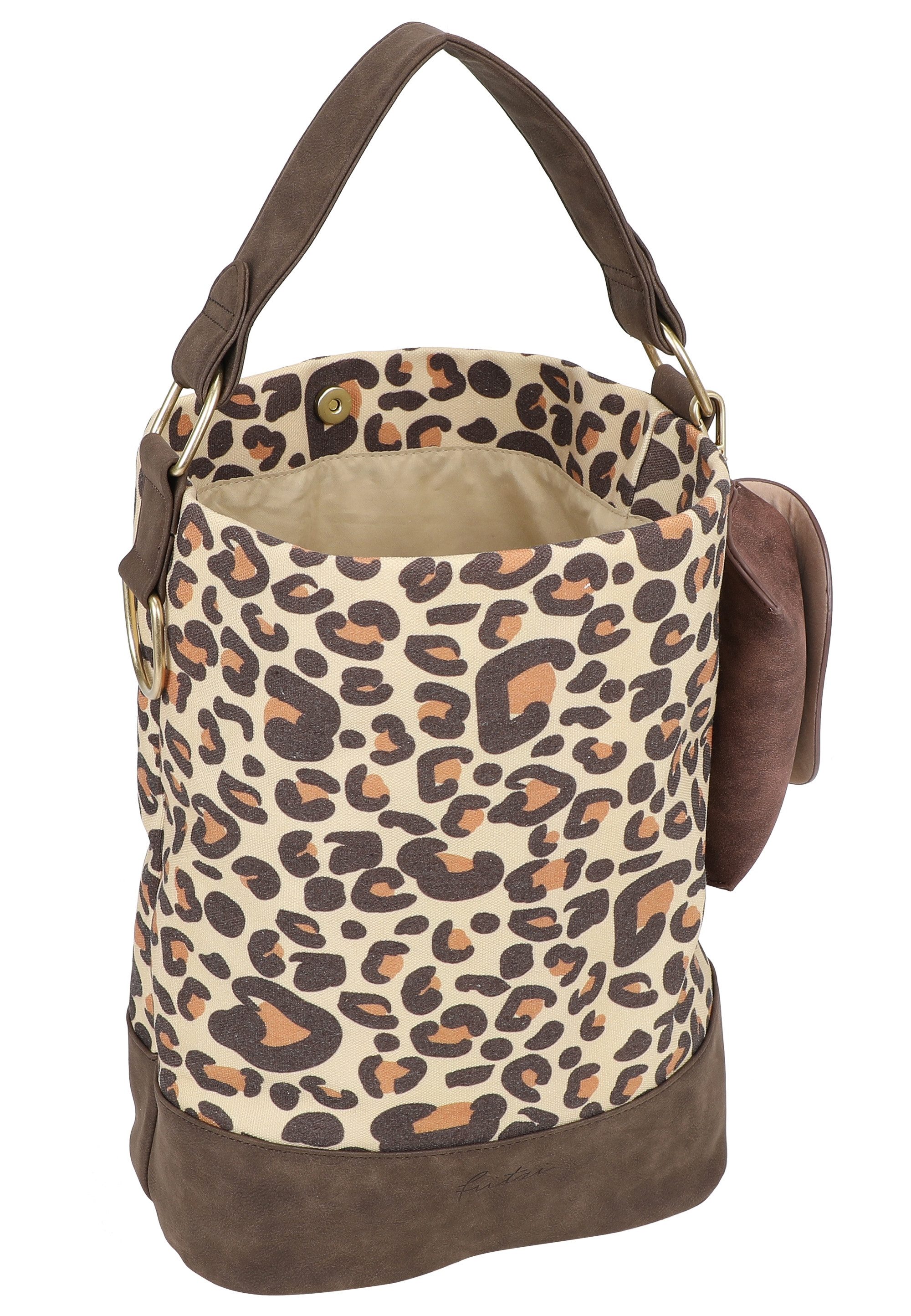 Fritzi aus Preußen Henkeltasche Izzy07 Leo Camel, aus robustem Canvas