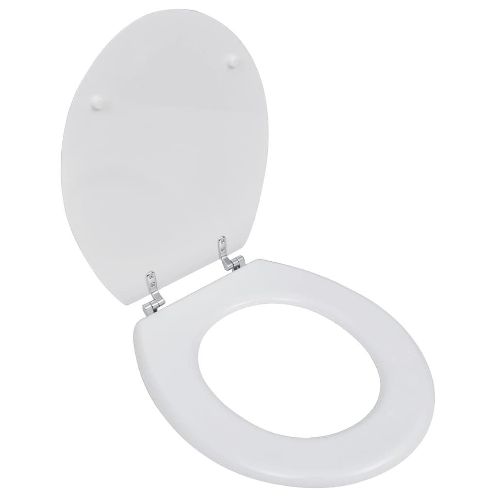 vidaXL WC-Sitz »Toilettensitz MDF Deckel Schlichtes Design Weiß« (1-St)  online kaufen | OTTO