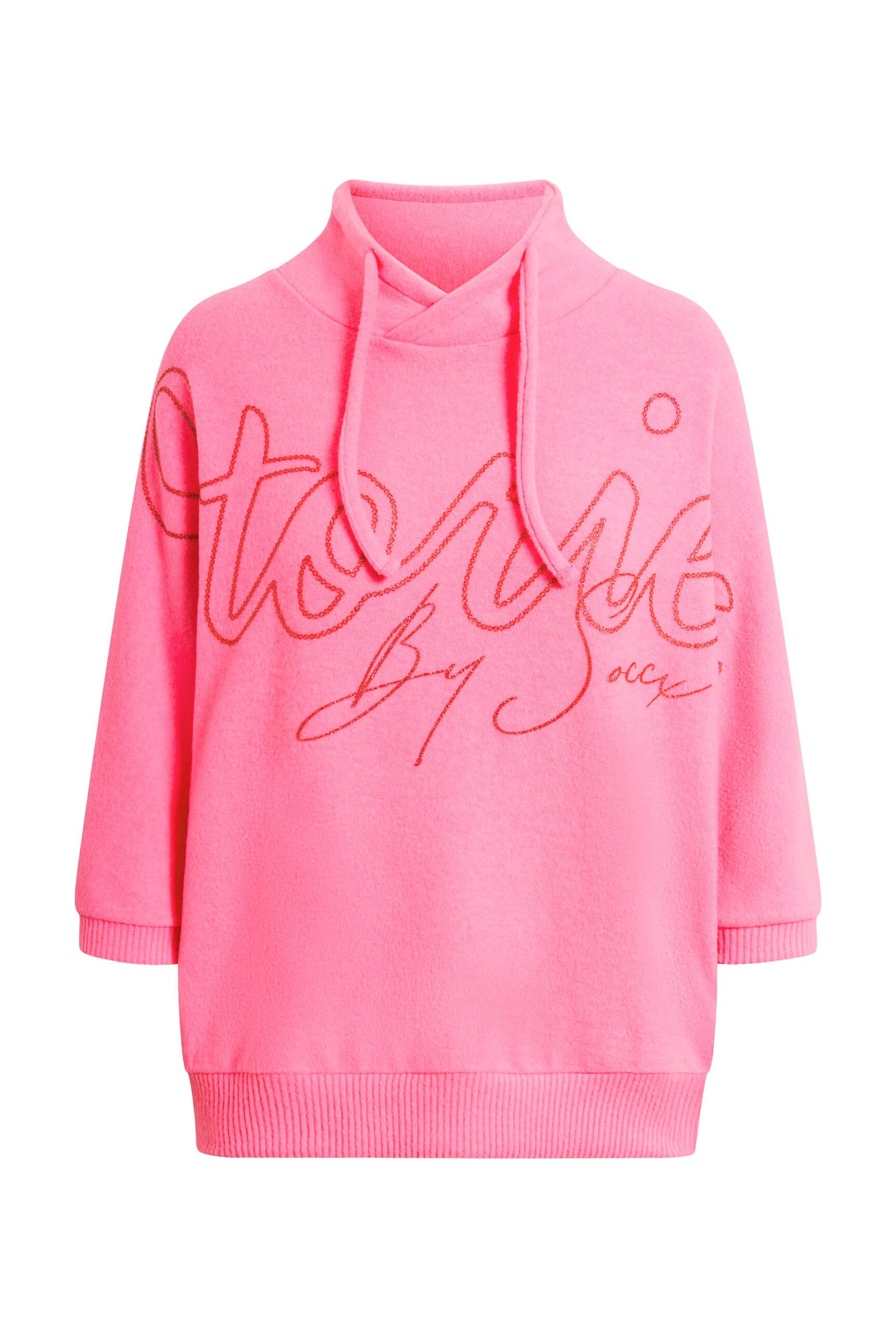 SOCCX Rundhalspullover aus Flauschstrick günstig online kaufen