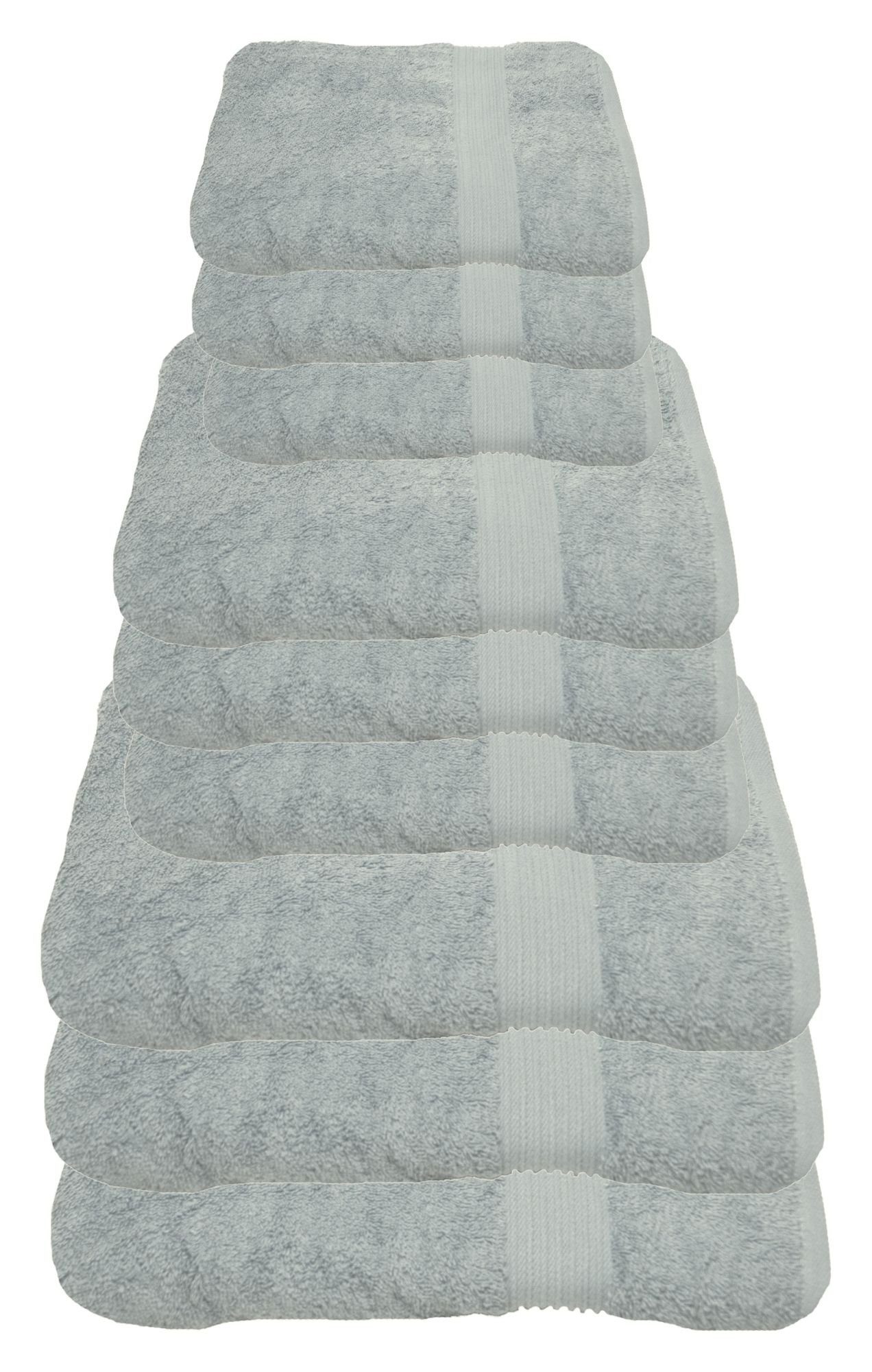 Julie Julsen Handtücher 9-Handtücher-Silber, Baumwolle (9-St) günstig online kaufen