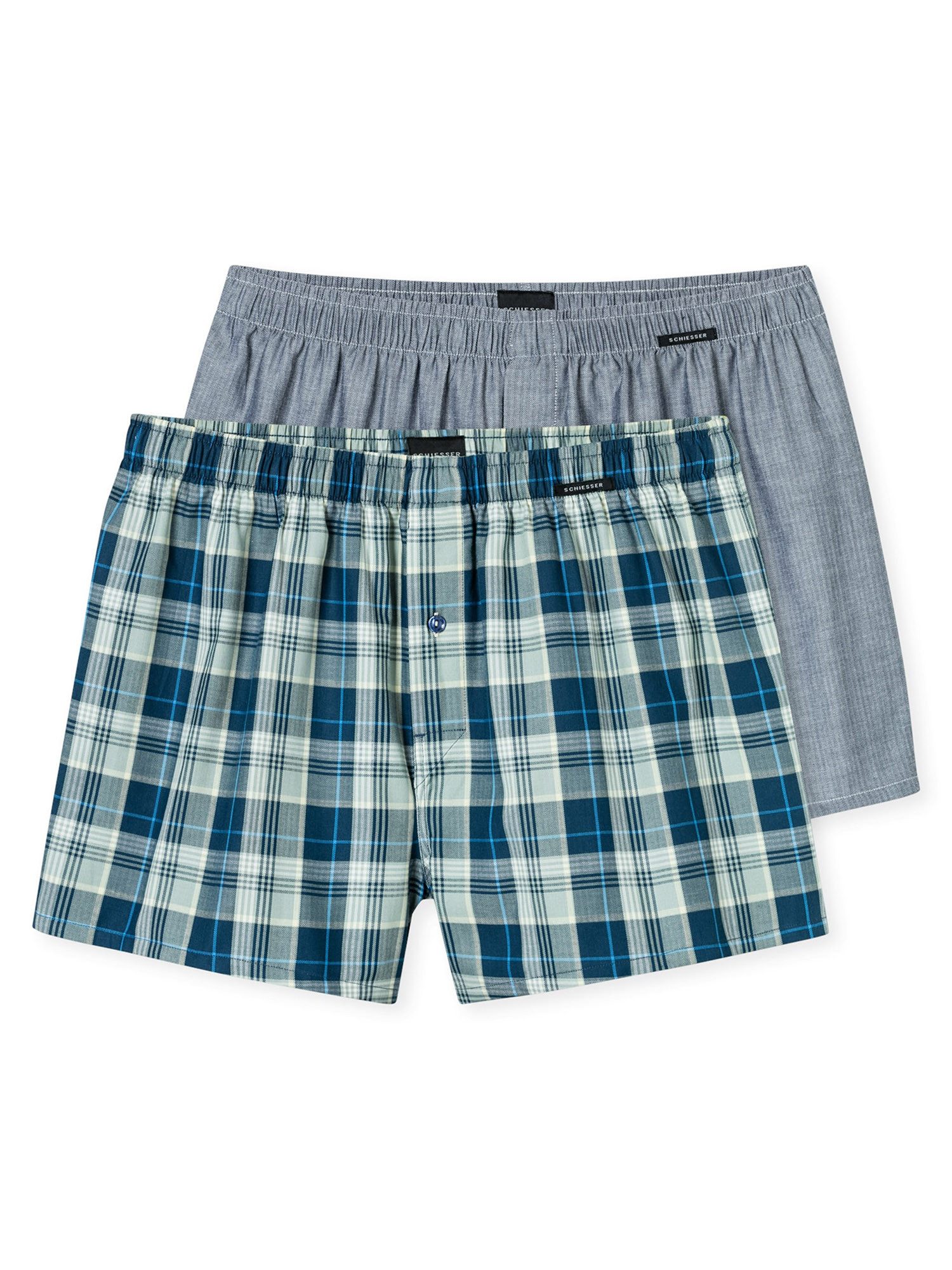 Schiesser Boxer Web (2-St) unterhose unterwäsche günstig online kaufen