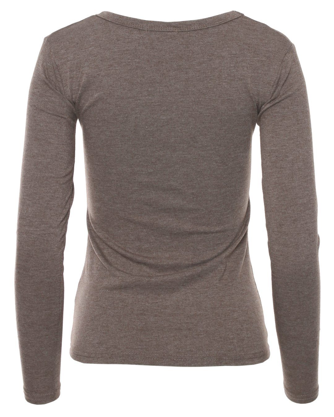 Muse Rundhalsshirt Basic Rundhals Langarmshirt Skinny günstig online kaufen