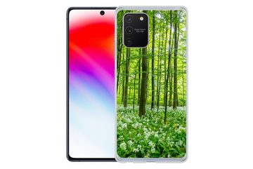MuchoWow Handyhülle Wald - Bäume - Grün, Phone Case, Handyhülle Samsung Galaxy S10 Lite, Silikon, Schutzhülle