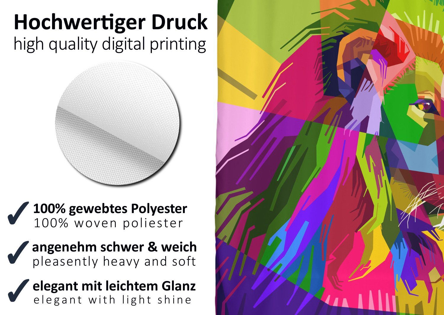 Arteneur Duschvorhang Breite 120 cm, Anti-Schimmel Beschichtet, Beschwerter günstig online kaufen