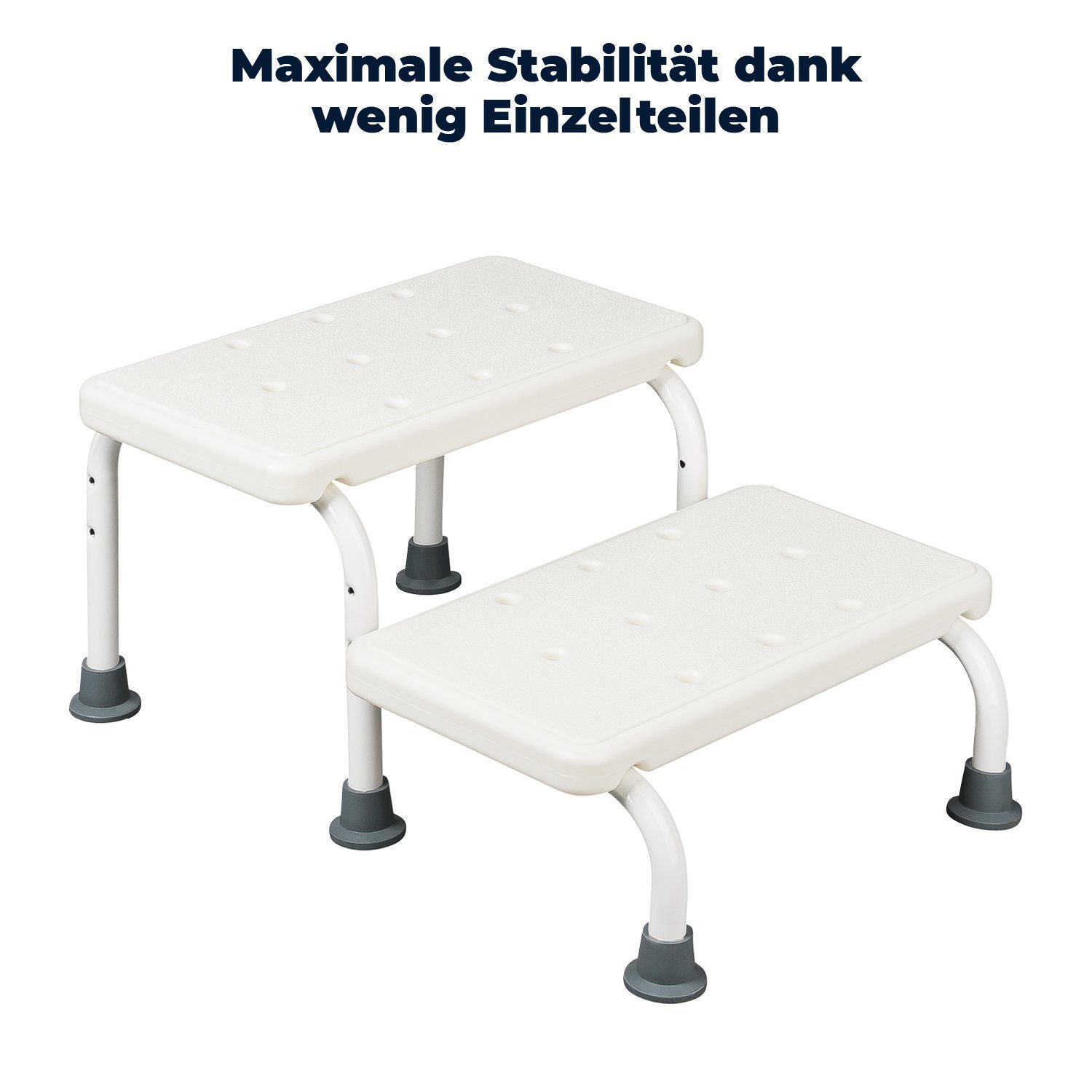 Badewannen-Tritthilfe Für Senioren - Höhenverstellbar Bis 160kg